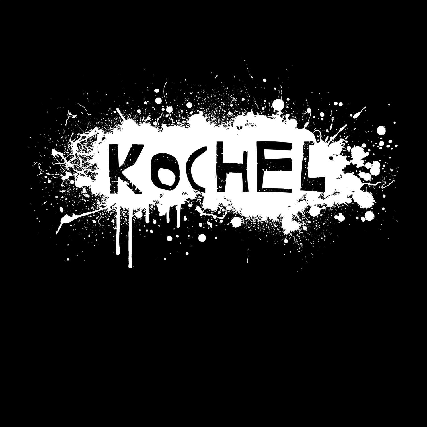 T-Shirt »Paint Splash Punk« für den Ort »Kochel«