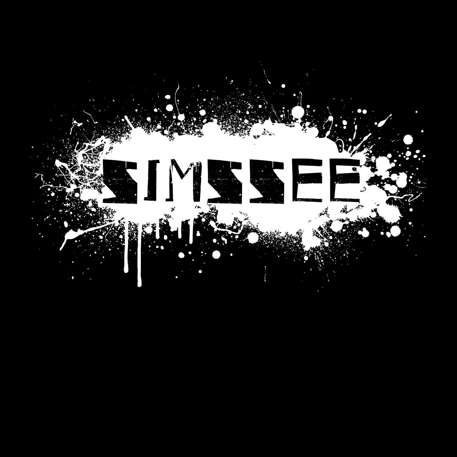 Simssee T-Shirt »Paint Splash Punk«