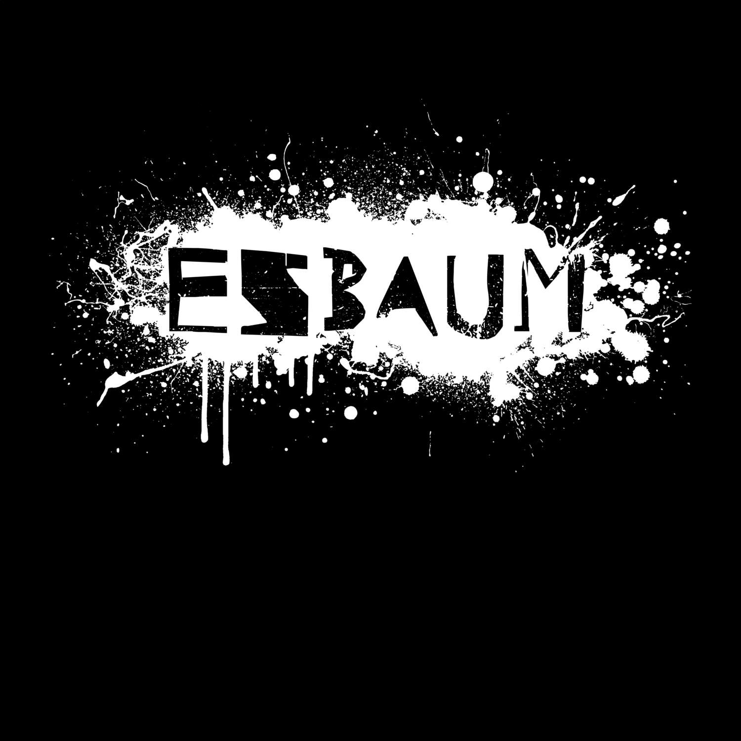 Esbaum T-Shirt »Paint Splash Punk«