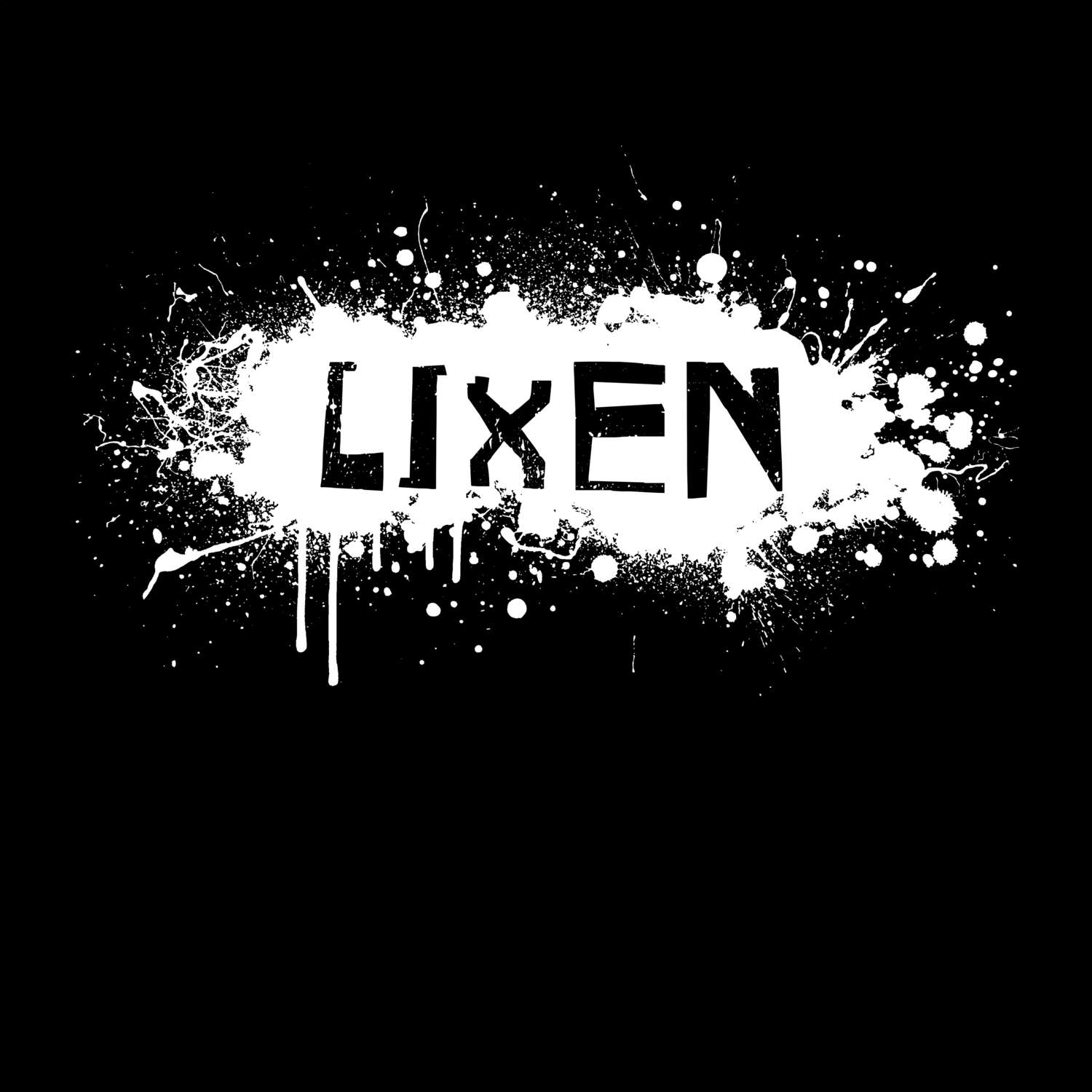 Lixen T-Shirt »Paint Splash Punk«