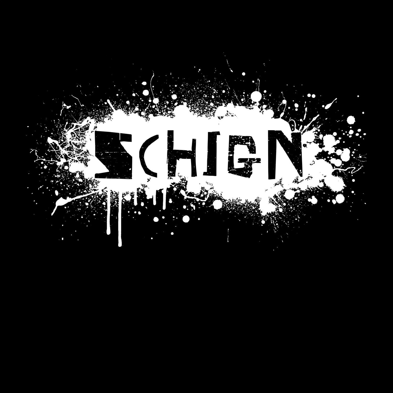 Schign T-Shirt »Paint Splash Punk«