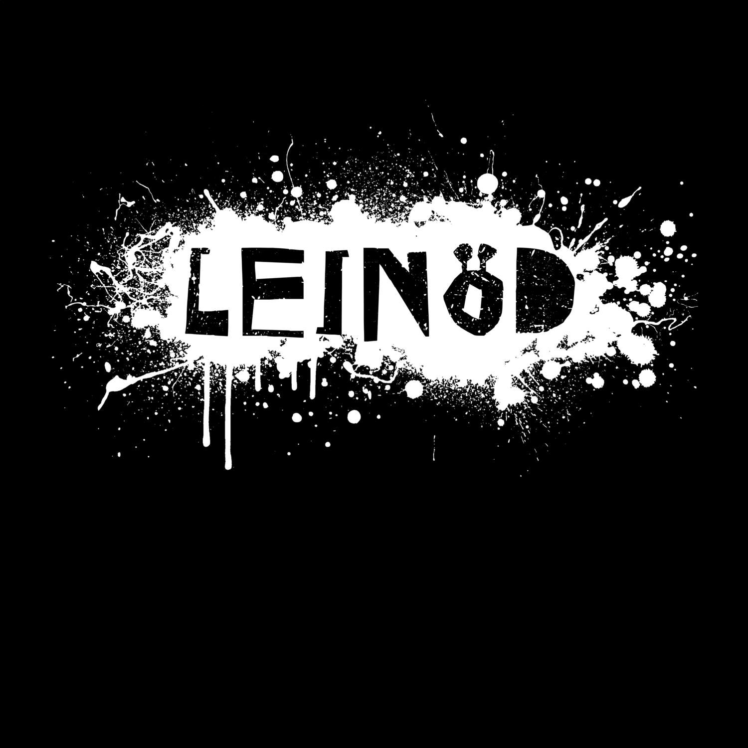 T-Shirt »Paint Splash Punk« für den Ort »Leinöd«