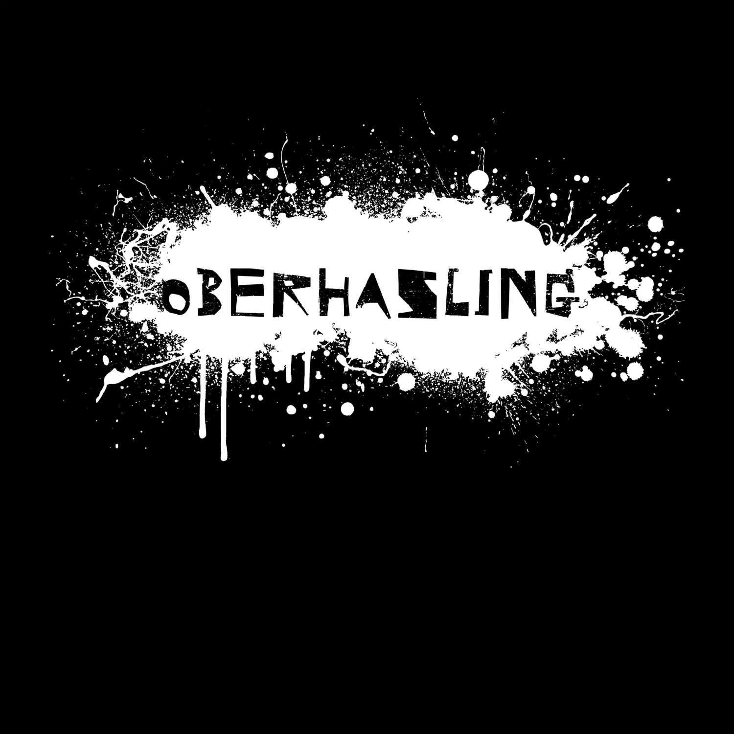 Oberhasling T-Shirt »Paint Splash Punk«