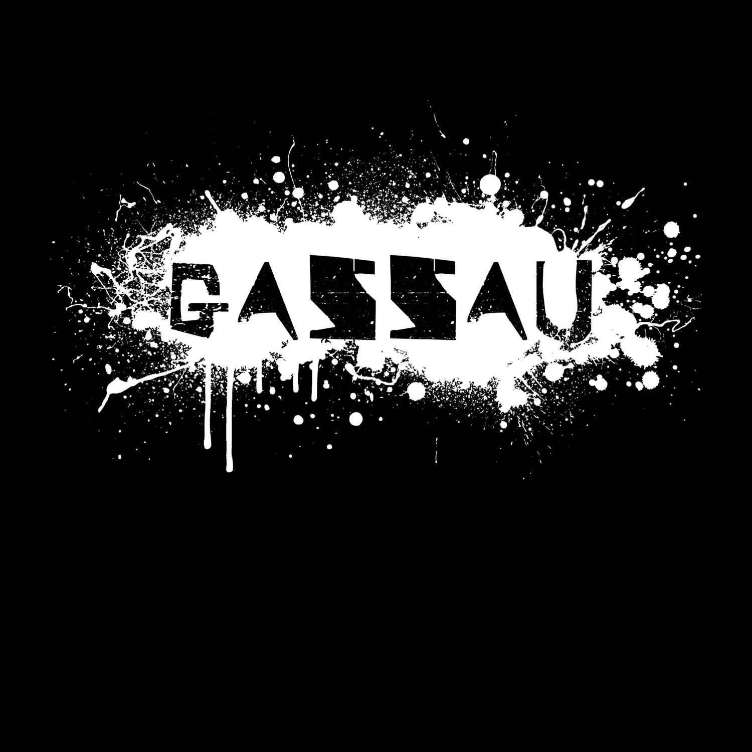 T-Shirt »Paint Splash Punk« für den Ort »Gassau«