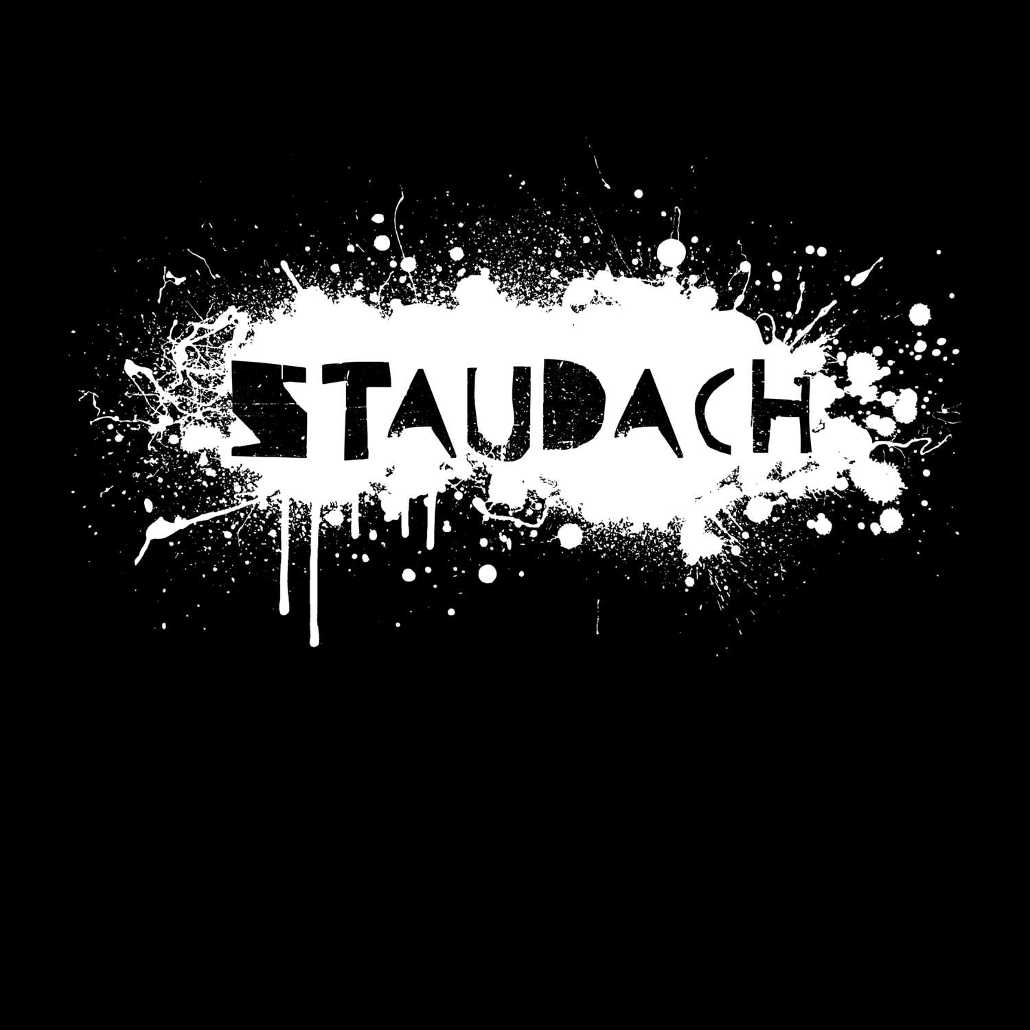 T-Shirt »Paint Splash Punk« für den Ort »Staudach«