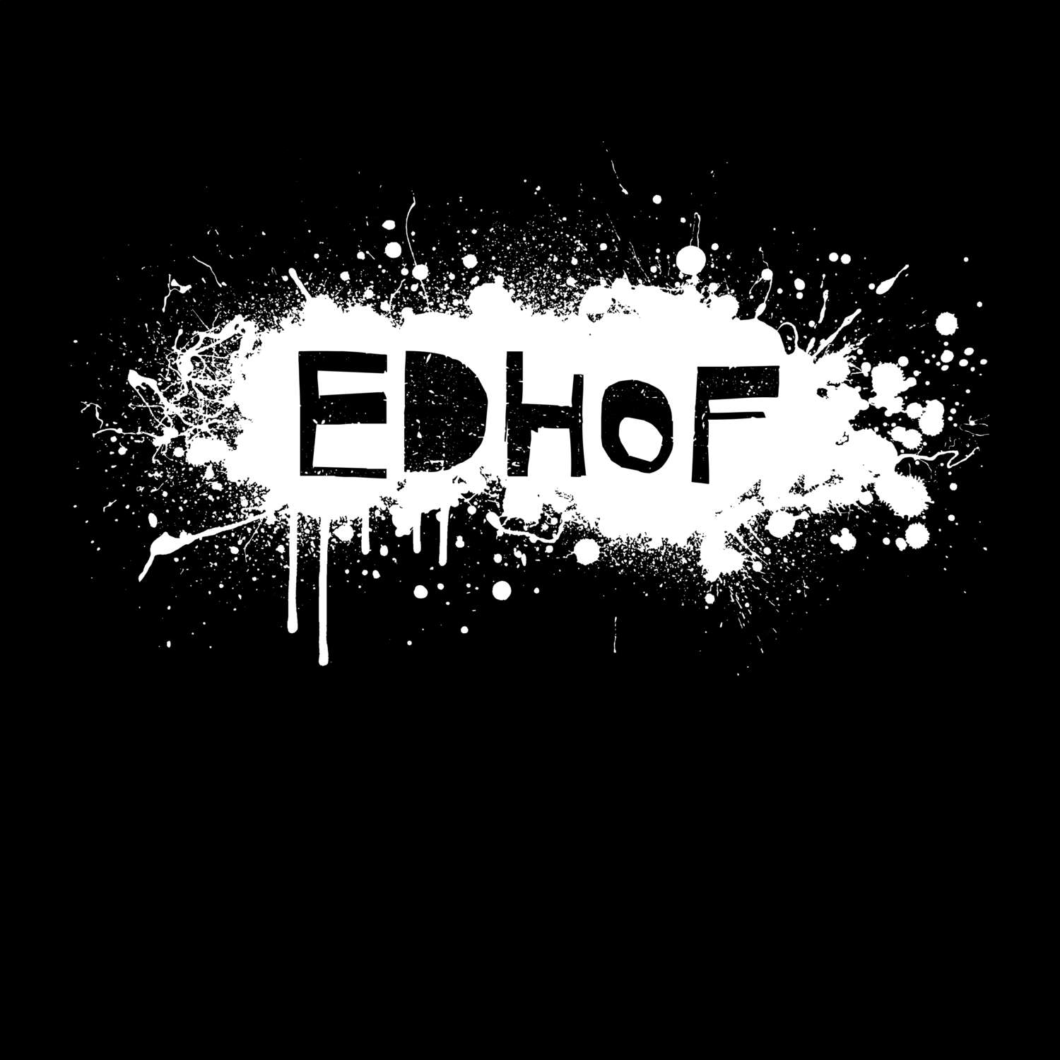 Edhof T-Shirt »Paint Splash Punk«