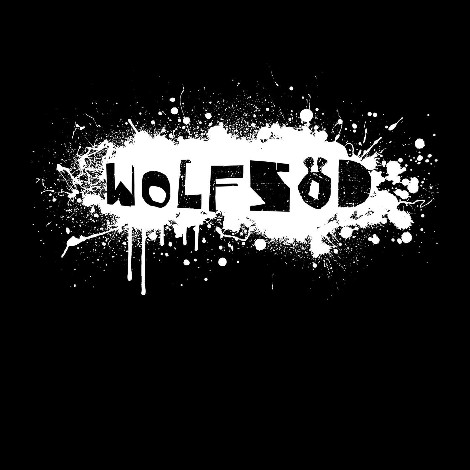 Wolfsöd T-Shirt »Paint Splash Punk«