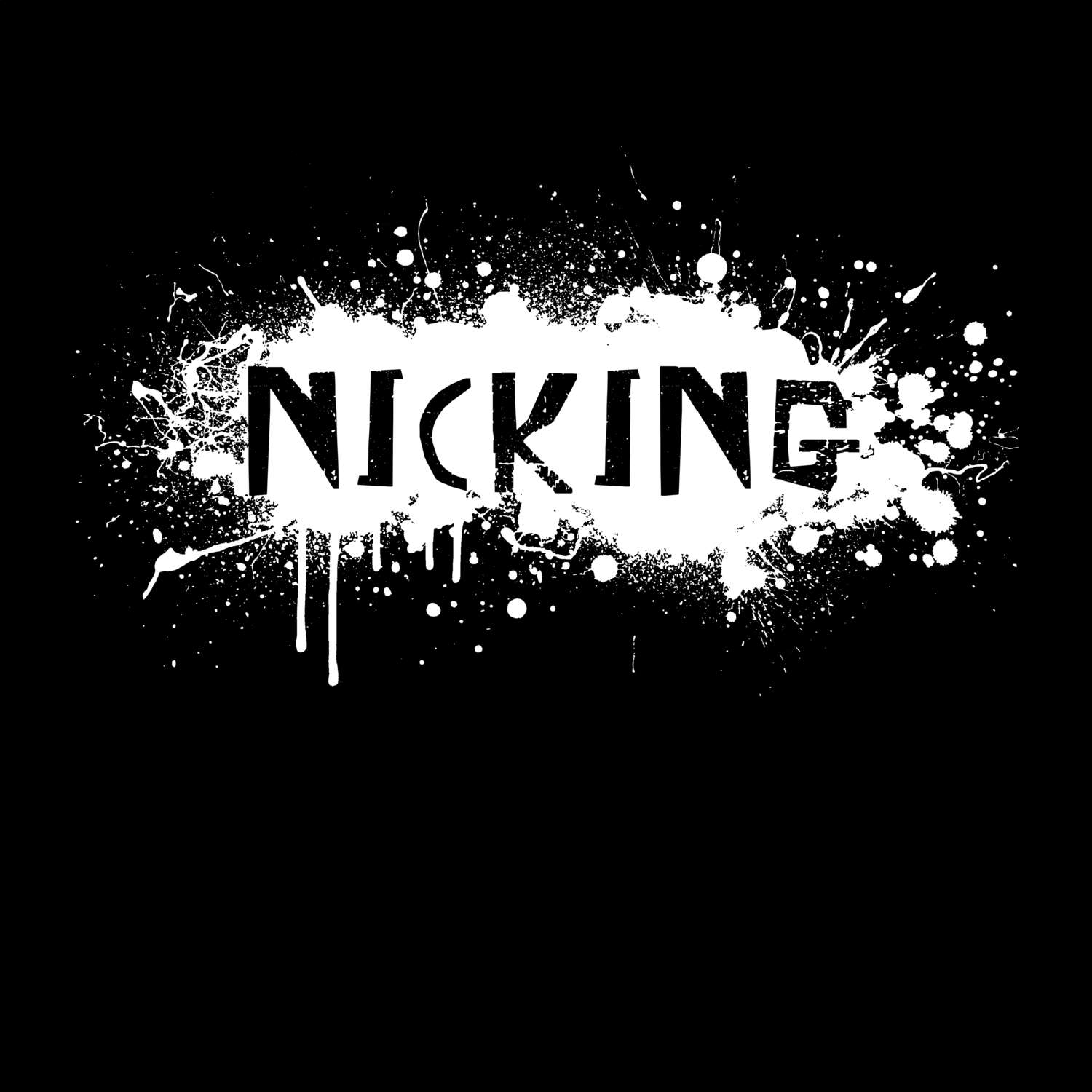 Nicking T-Shirt »Paint Splash Punk«