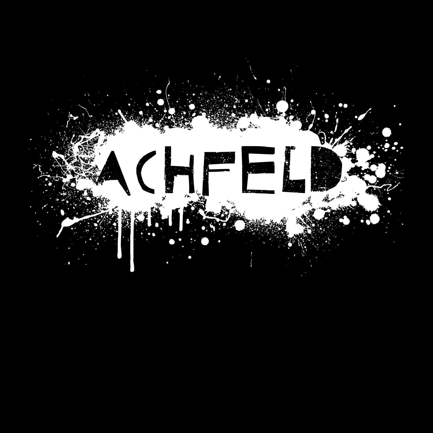 Achfeld T-Shirt »Paint Splash Punk«