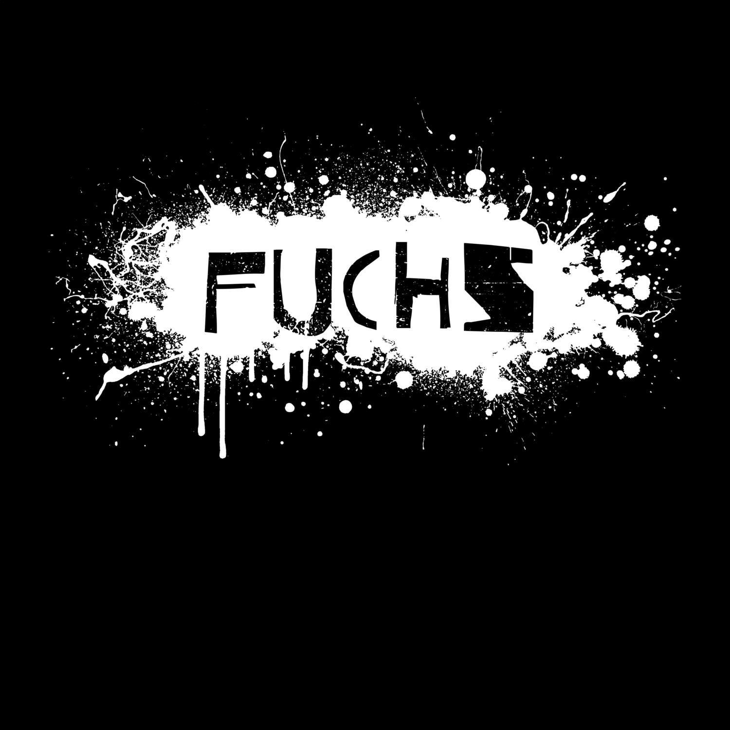 Fuchs T-Shirt »Paint Splash Punk«