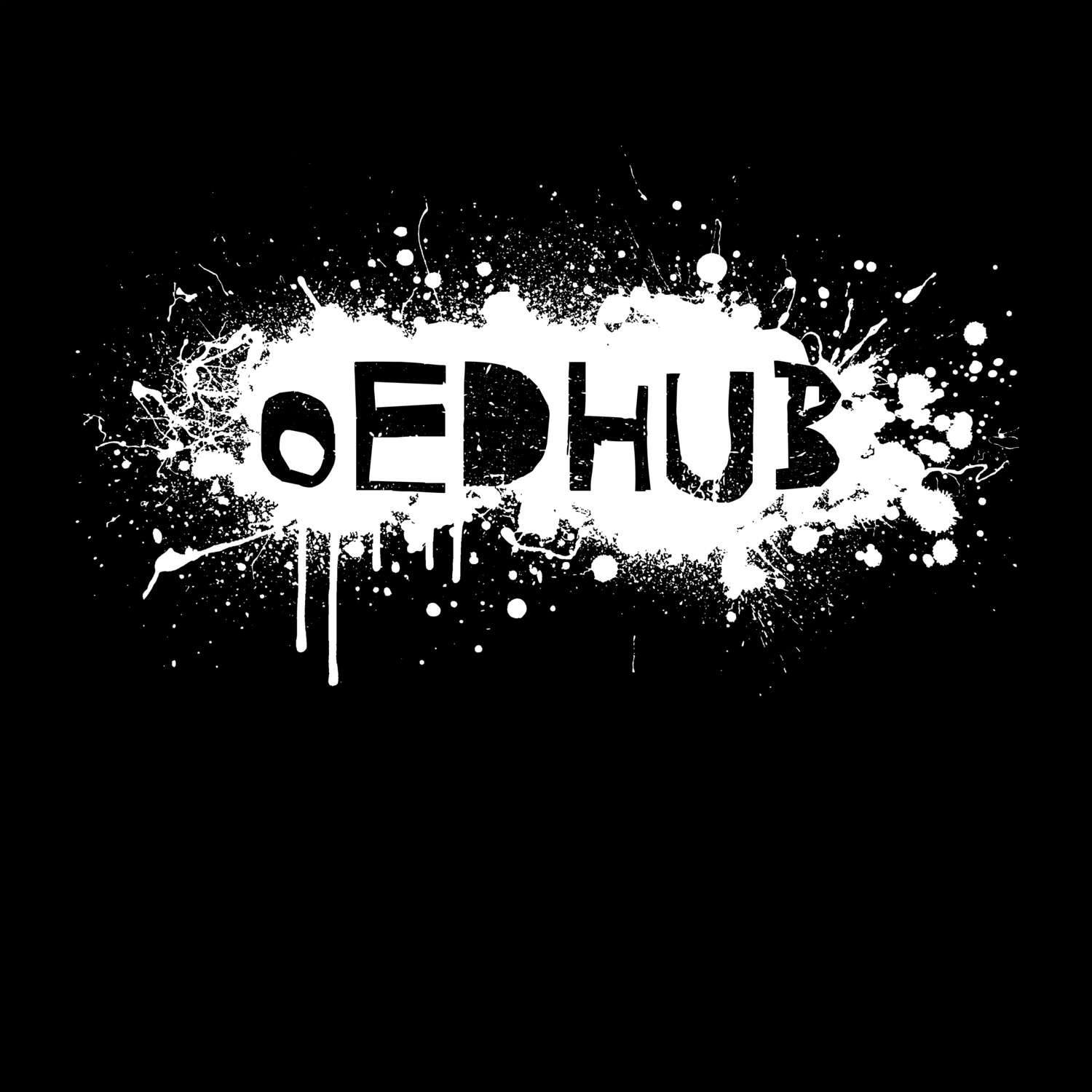 Oedhub T-Shirt »Paint Splash Punk«