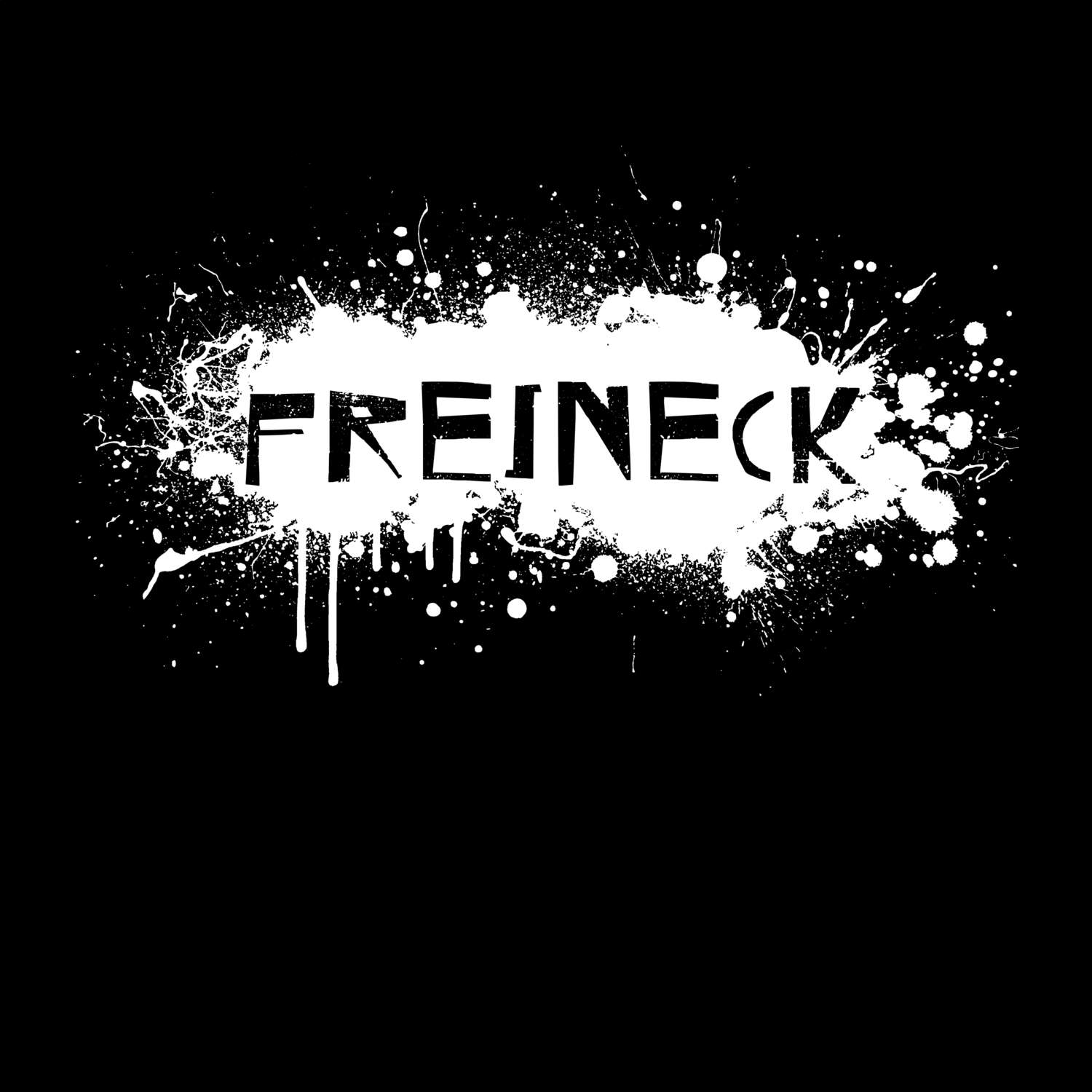 T-Shirt »Paint Splash Punk« für den Ort »Freineck«