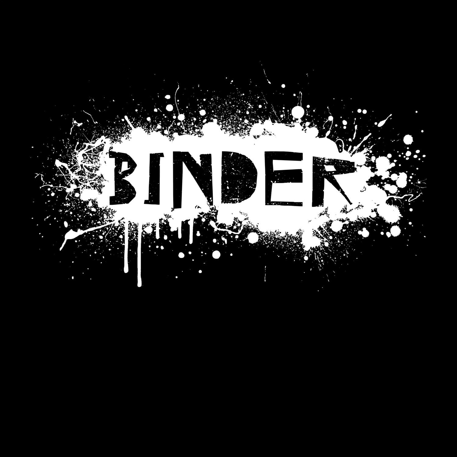 T-Shirt »Paint Splash Punk« für den Ort »Binder«