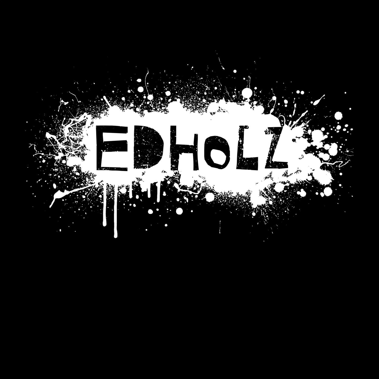 T-Shirt »Paint Splash Punk« für den Ort »Edholz«