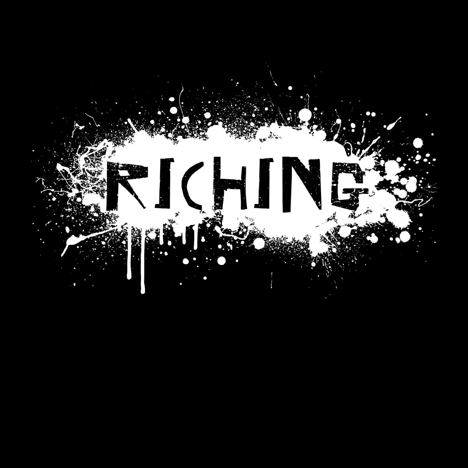 Riching T-Shirt »Paint Splash Punk«