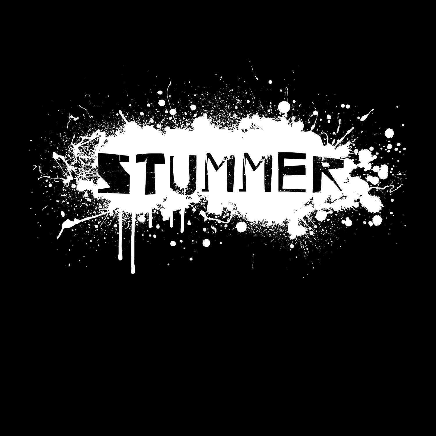 Stummer T-Shirt »Paint Splash Punk«