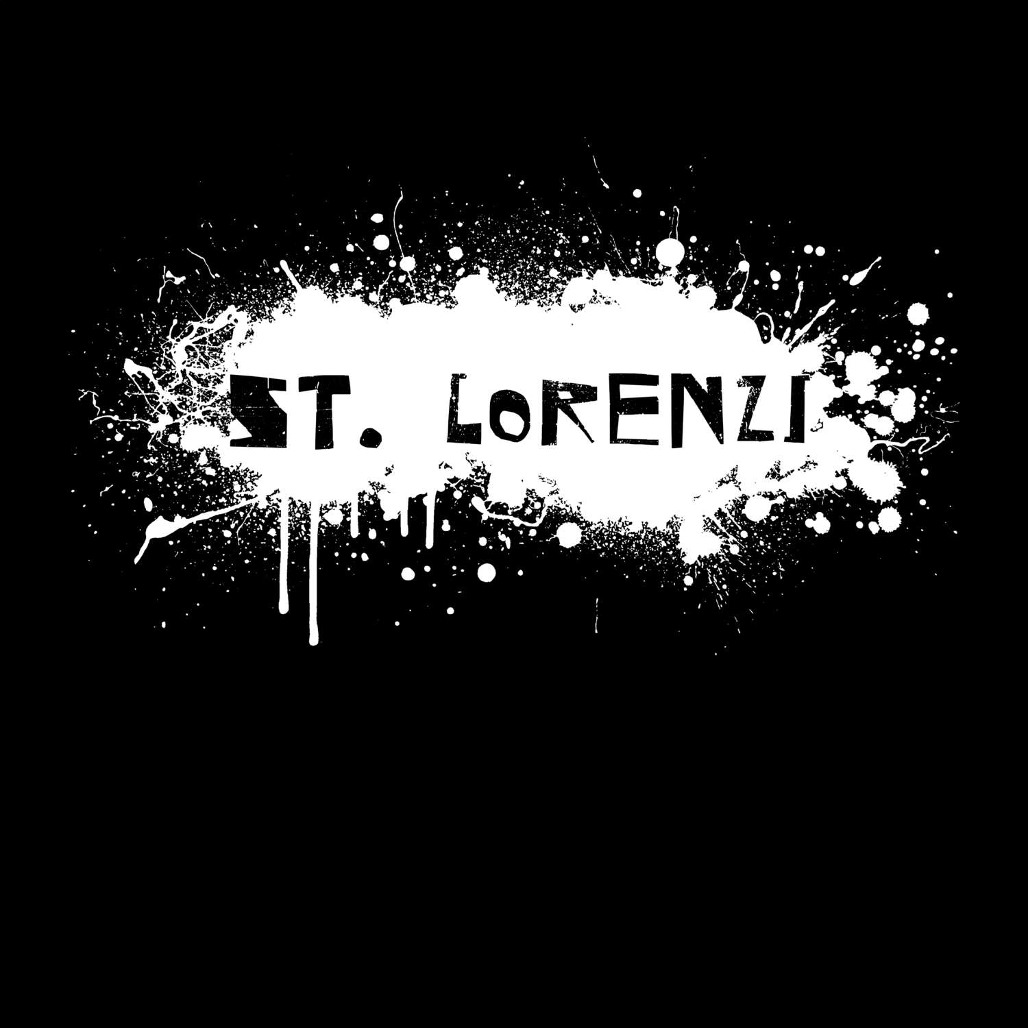 St. Lorenzi T-Shirt »Paint Splash Punk«