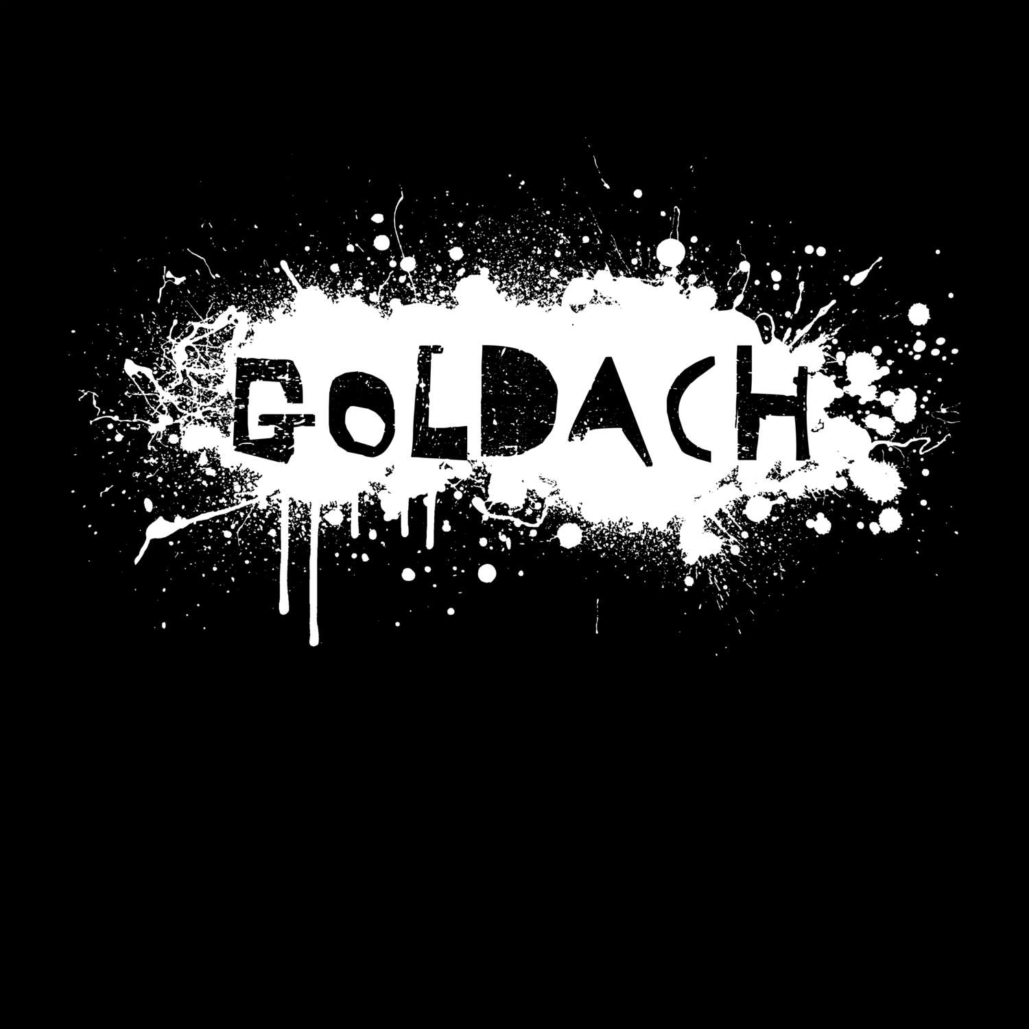T-Shirt »Paint Splash Punk« für den Ort »Goldach«