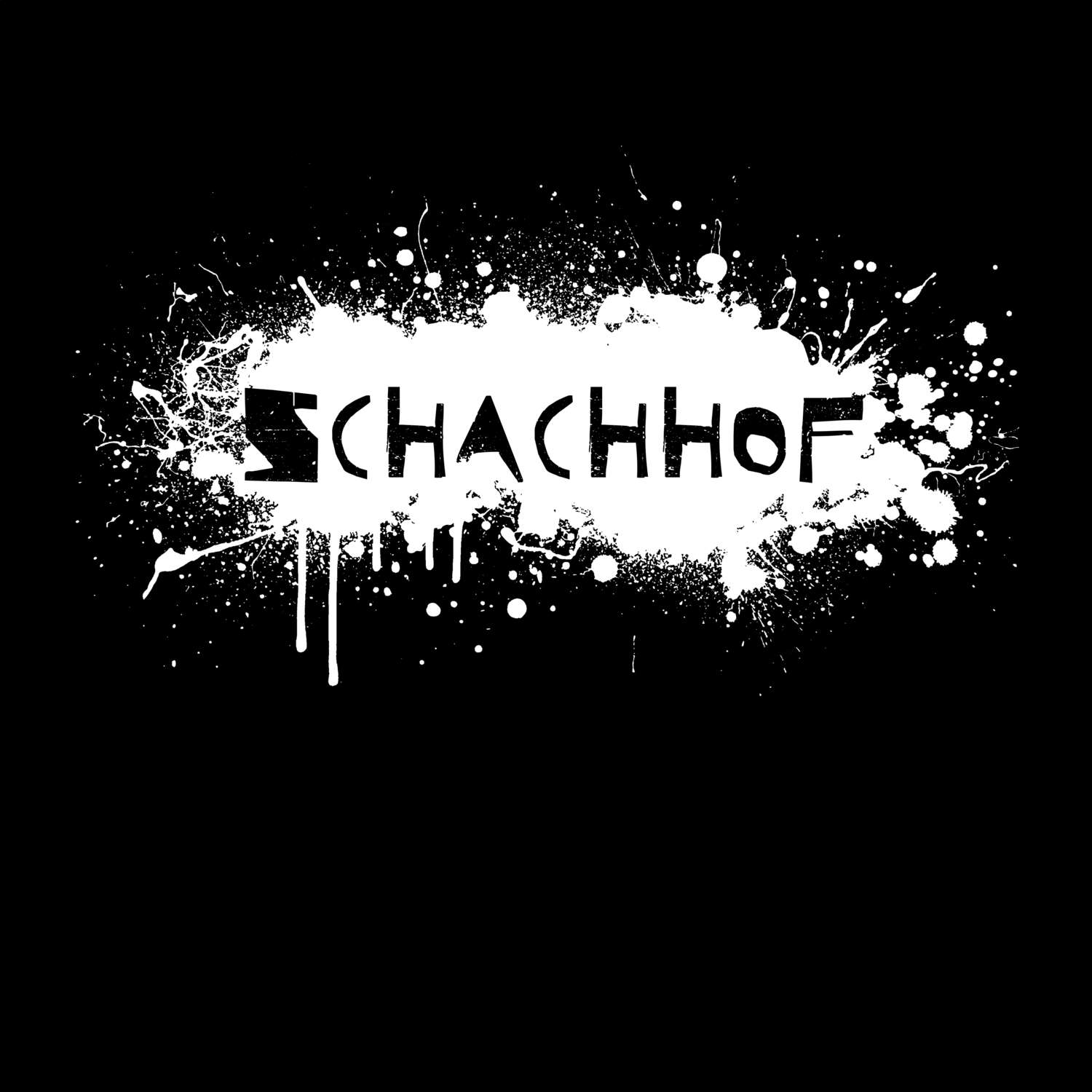 Schachhof T-Shirt »Paint Splash Punk«