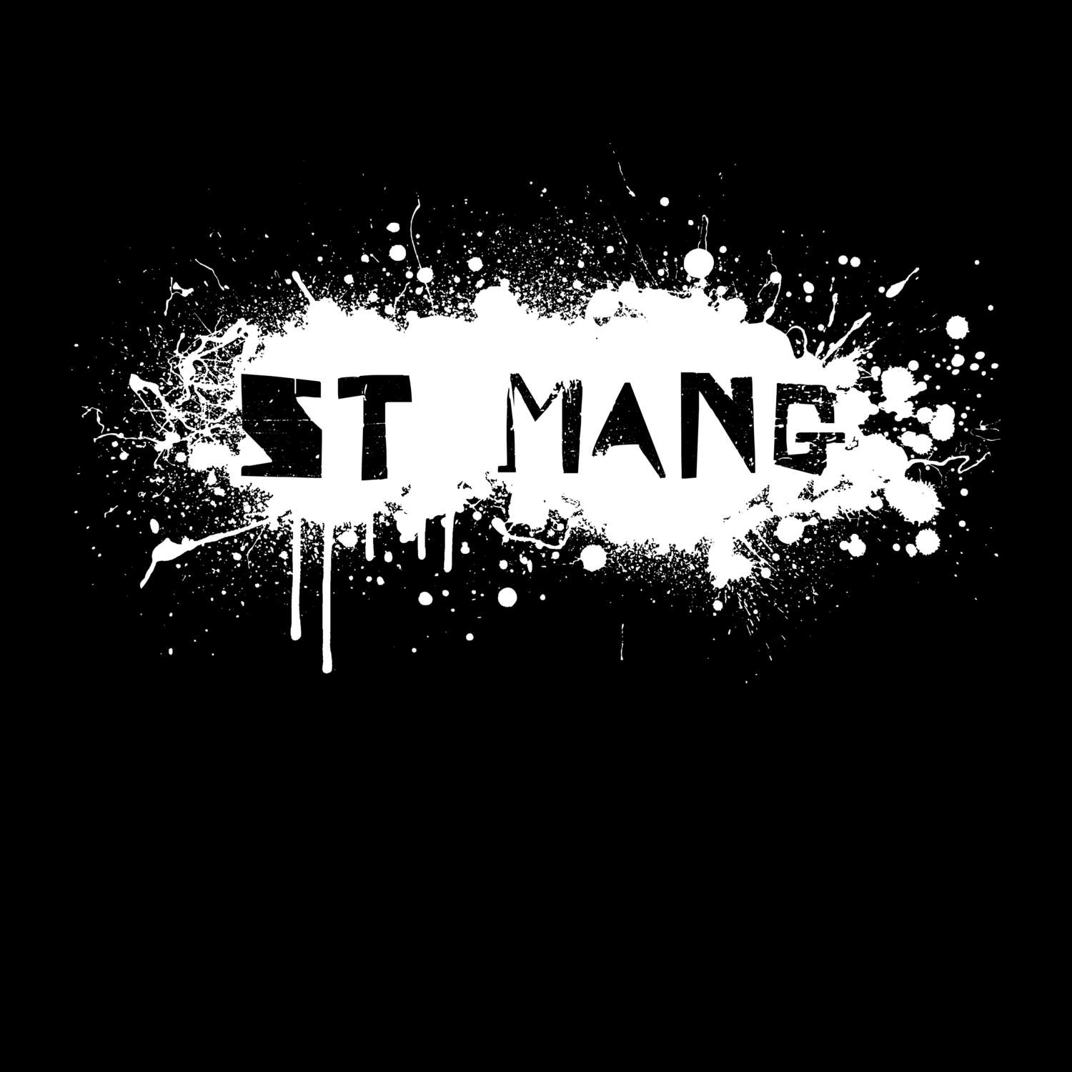 St Mang T-Shirt »Paint Splash Punk«