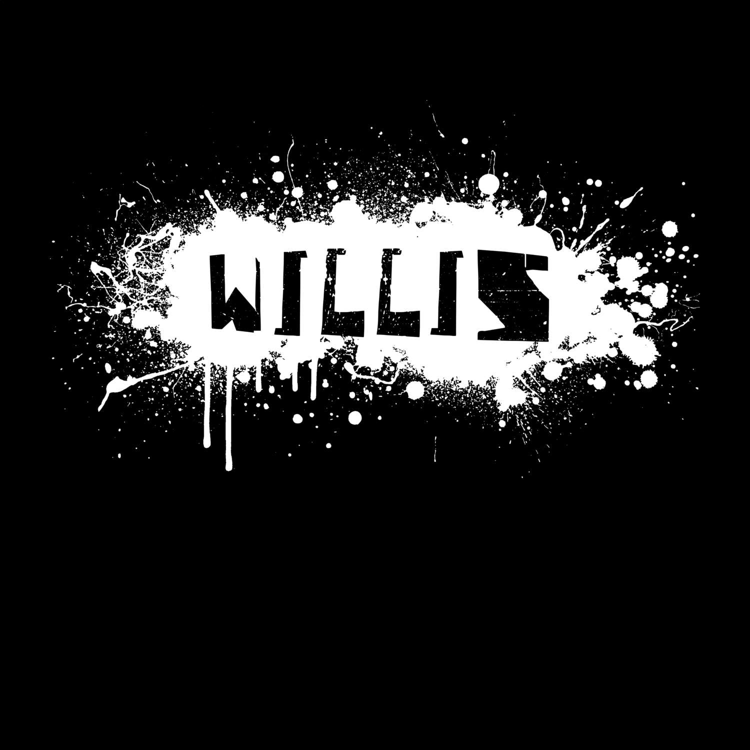 Willis T-Shirt »Paint Splash Punk«