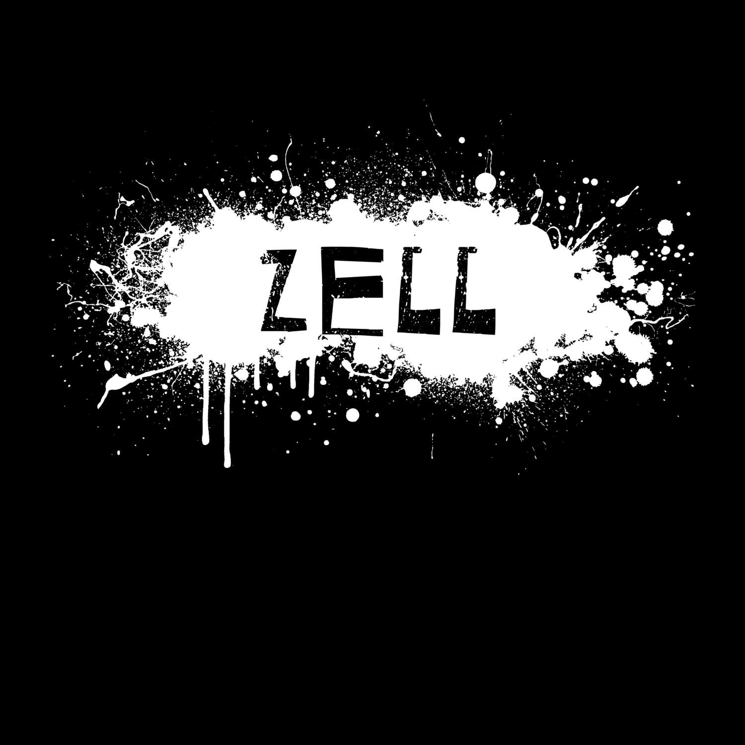 Zell T-Shirt »Paint Splash Punk«