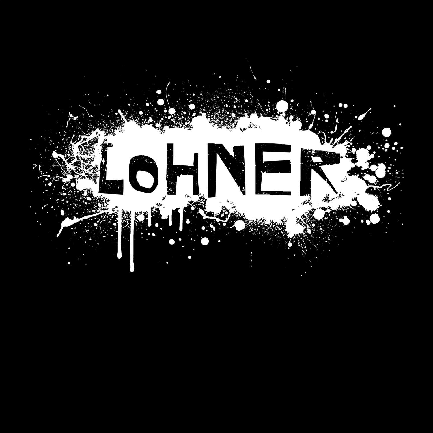 T-Shirt »Paint Splash Punk« für den Ort »Lohner«