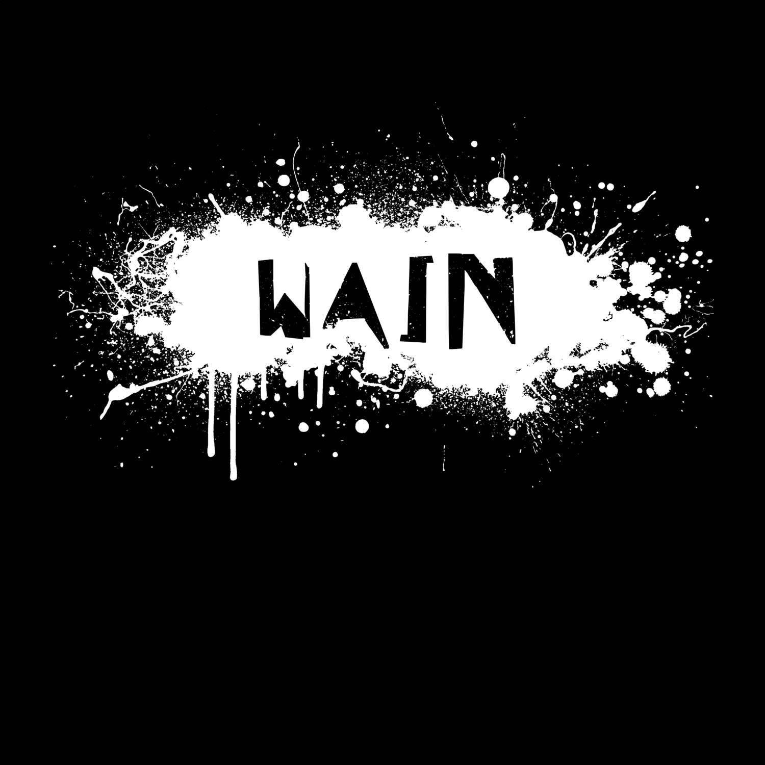 Wain T-Shirt »Paint Splash Punk«