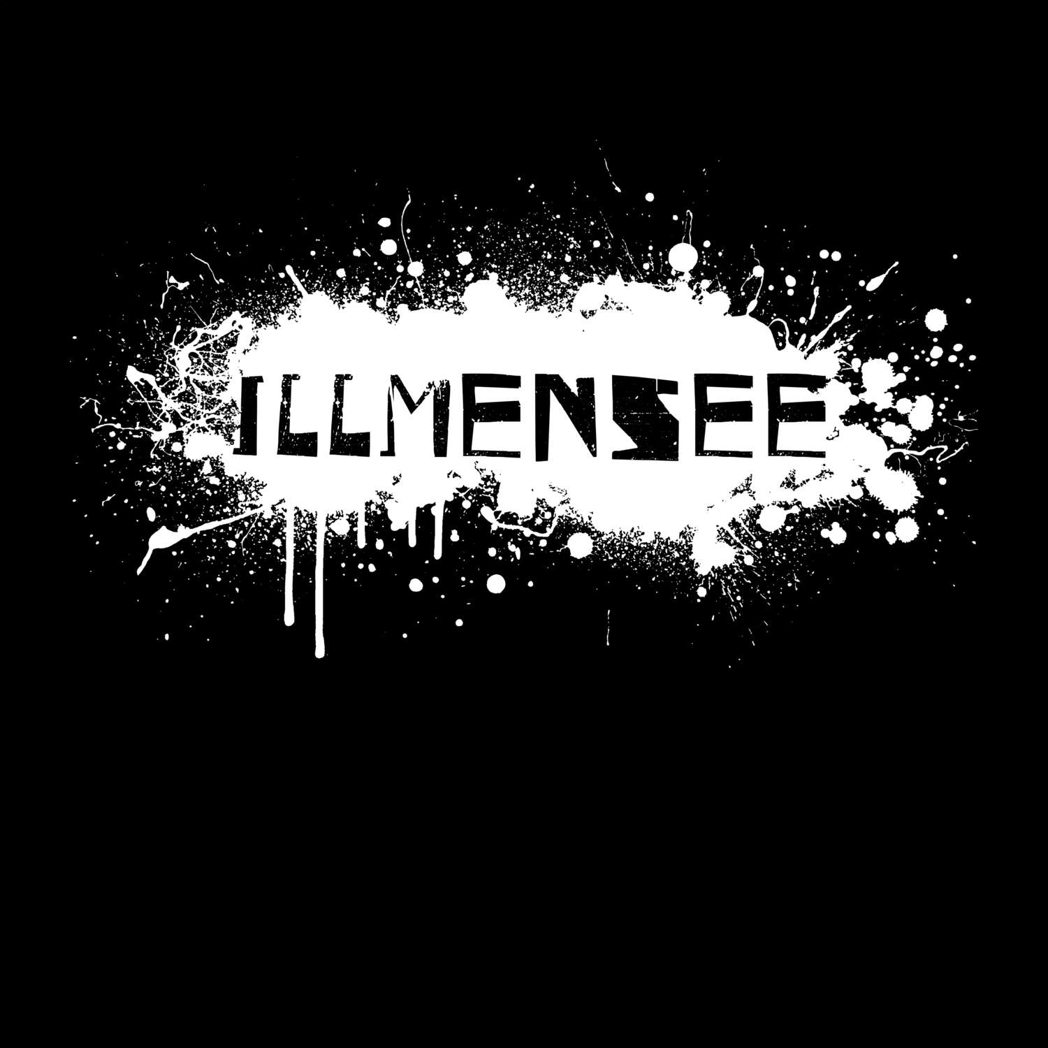 T-Shirt »Paint Splash Punk« für den Ort »Illmensee«