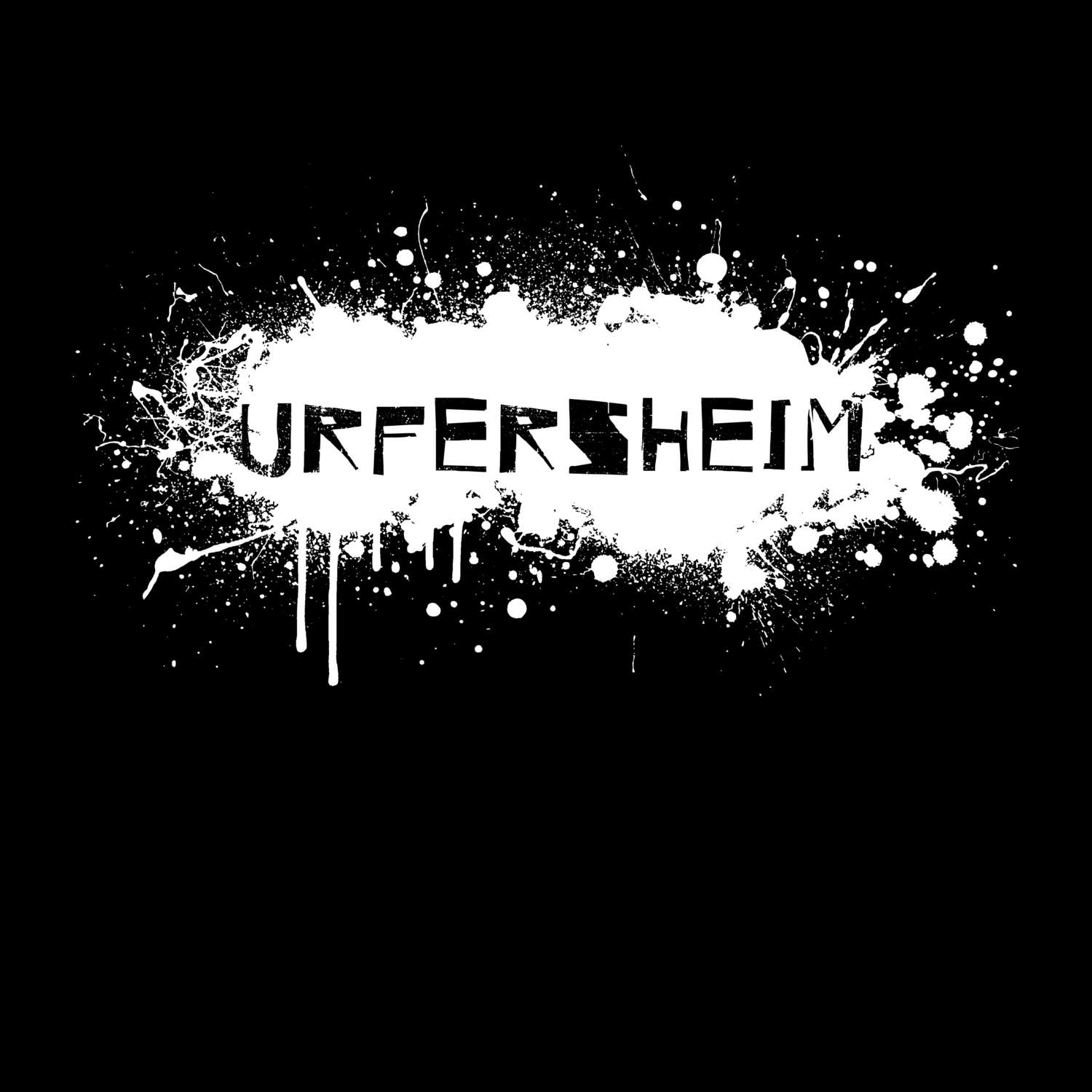 Urfersheim T-Shirt »Paint Splash Punk«