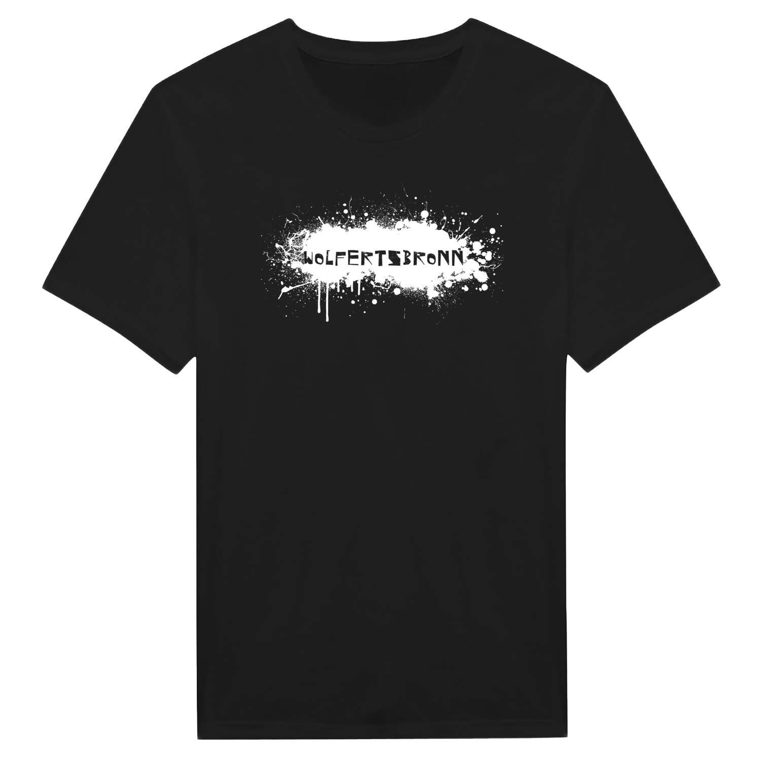 T-Shirt »Paint Splash Punk« für den Ort »Wolfertsbronn«