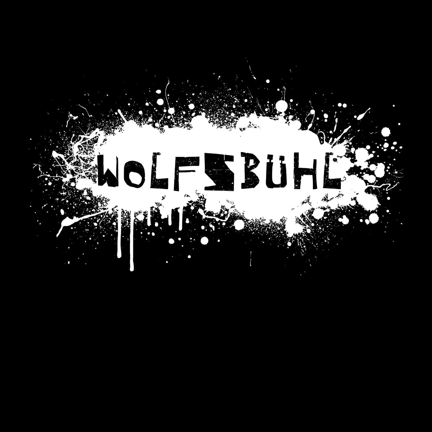 Wolfsbühl T-Shirt »Paint Splash Punk«