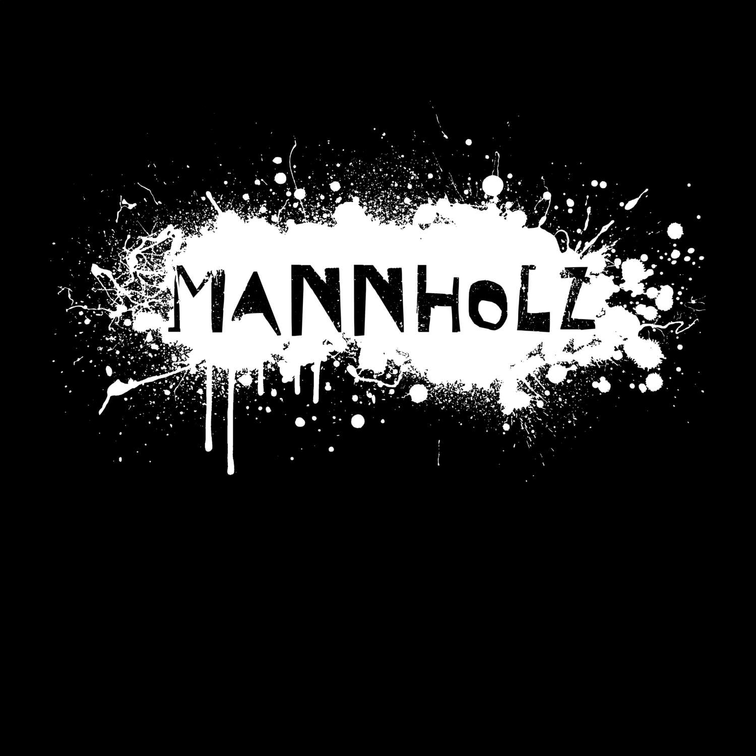 T-Shirt »Paint Splash Punk« für den Ort »Mannholz«