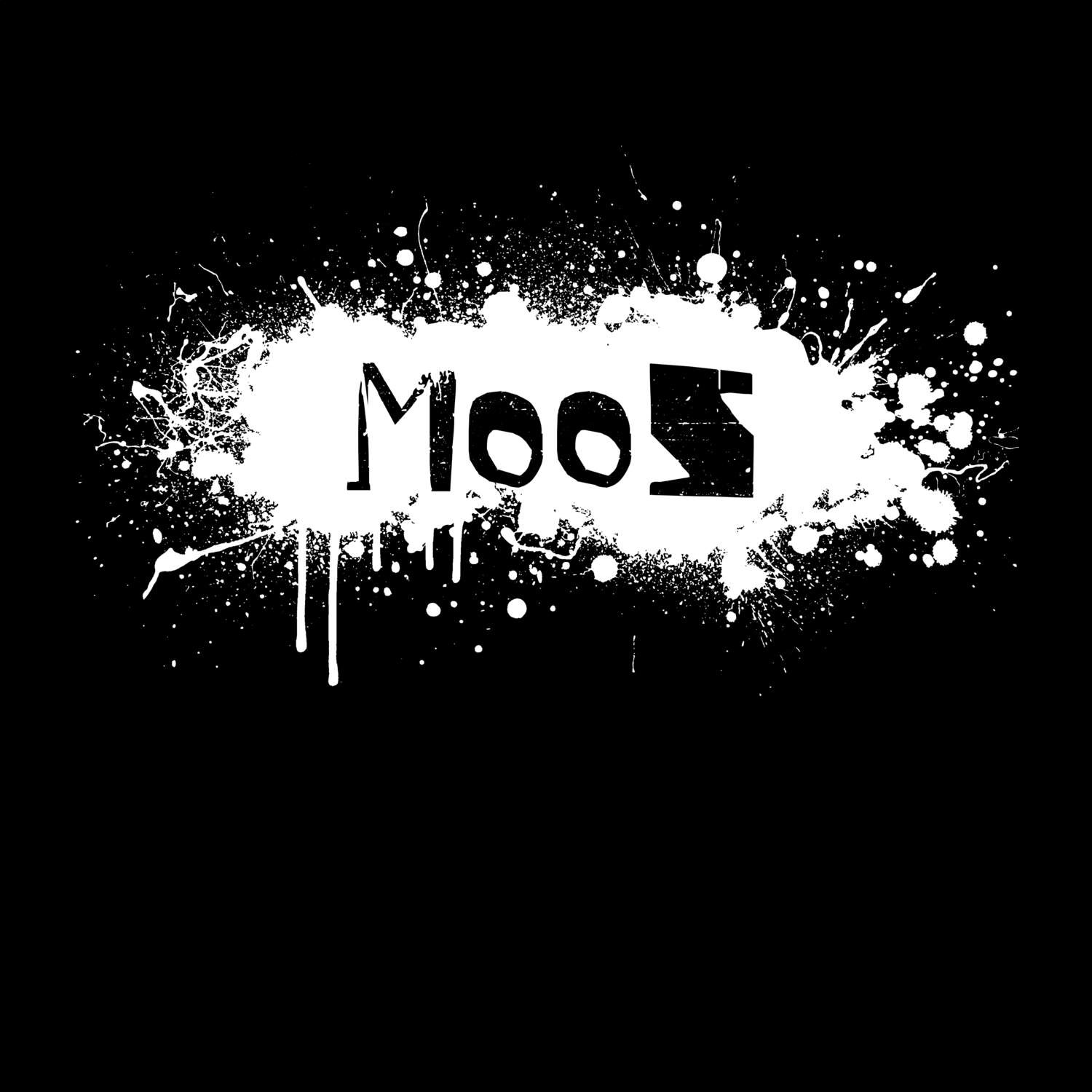 T-Shirt »Paint Splash Punk« für den Ort »Moos«