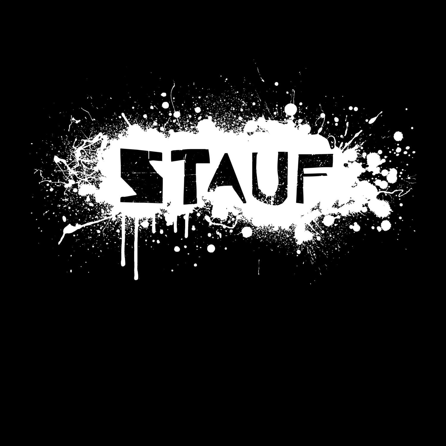 T-Shirt »Paint Splash Punk« für den Ort »Stauf«