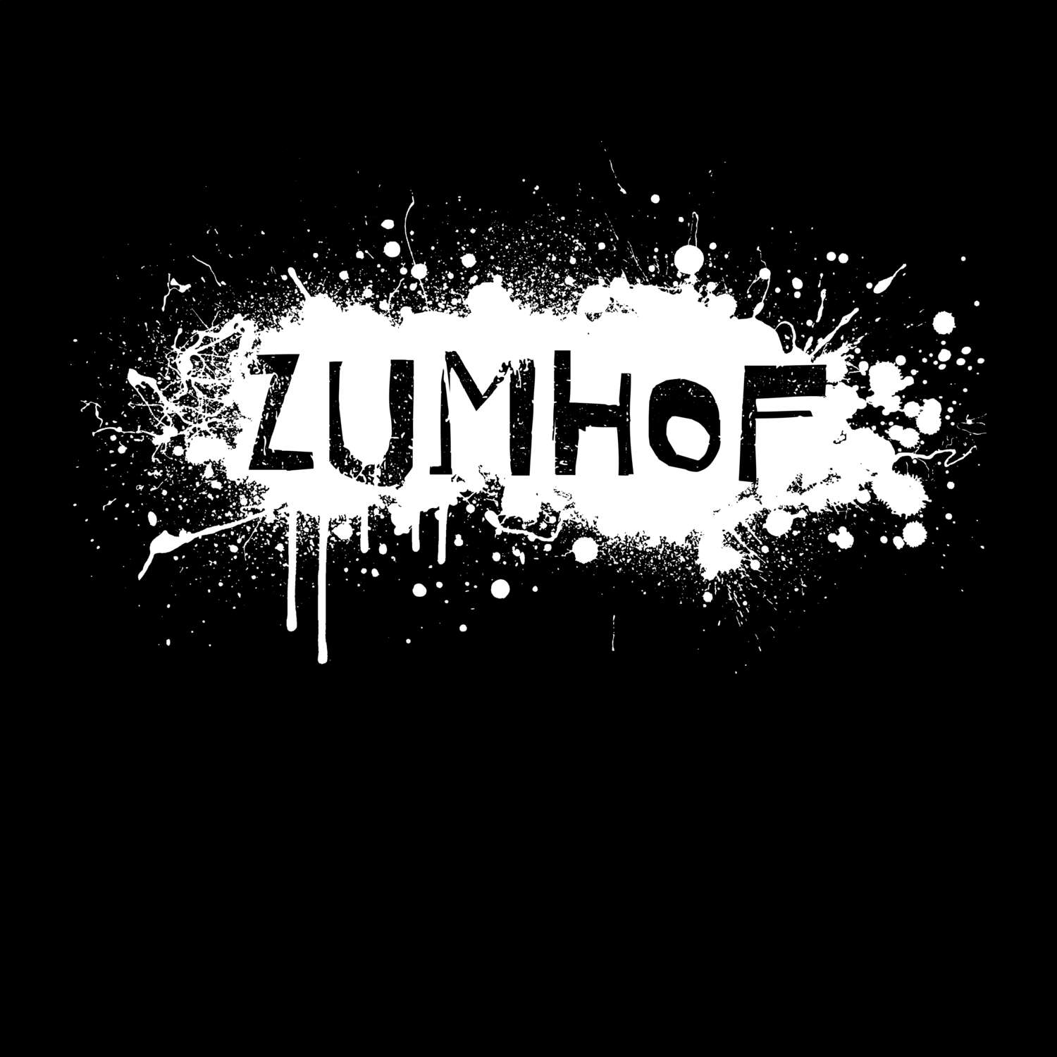 Zumhof T-Shirt »Paint Splash Punk«