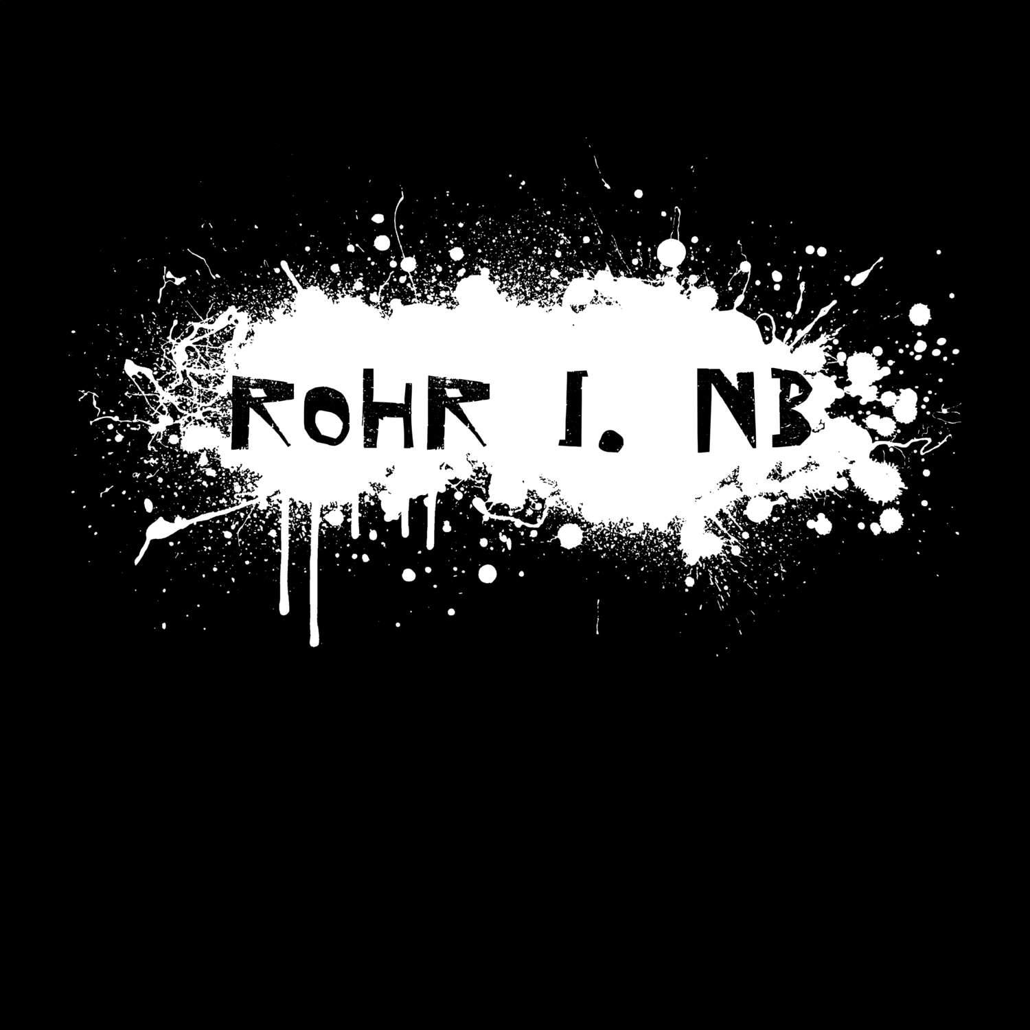 Rohr i. NB T-Shirt »Paint Splash Punk«