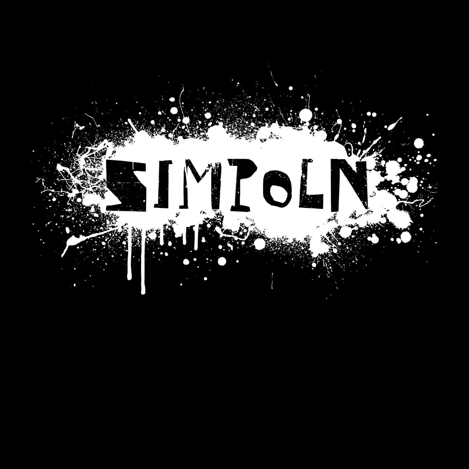 Simpoln T-Shirt »Paint Splash Punk«