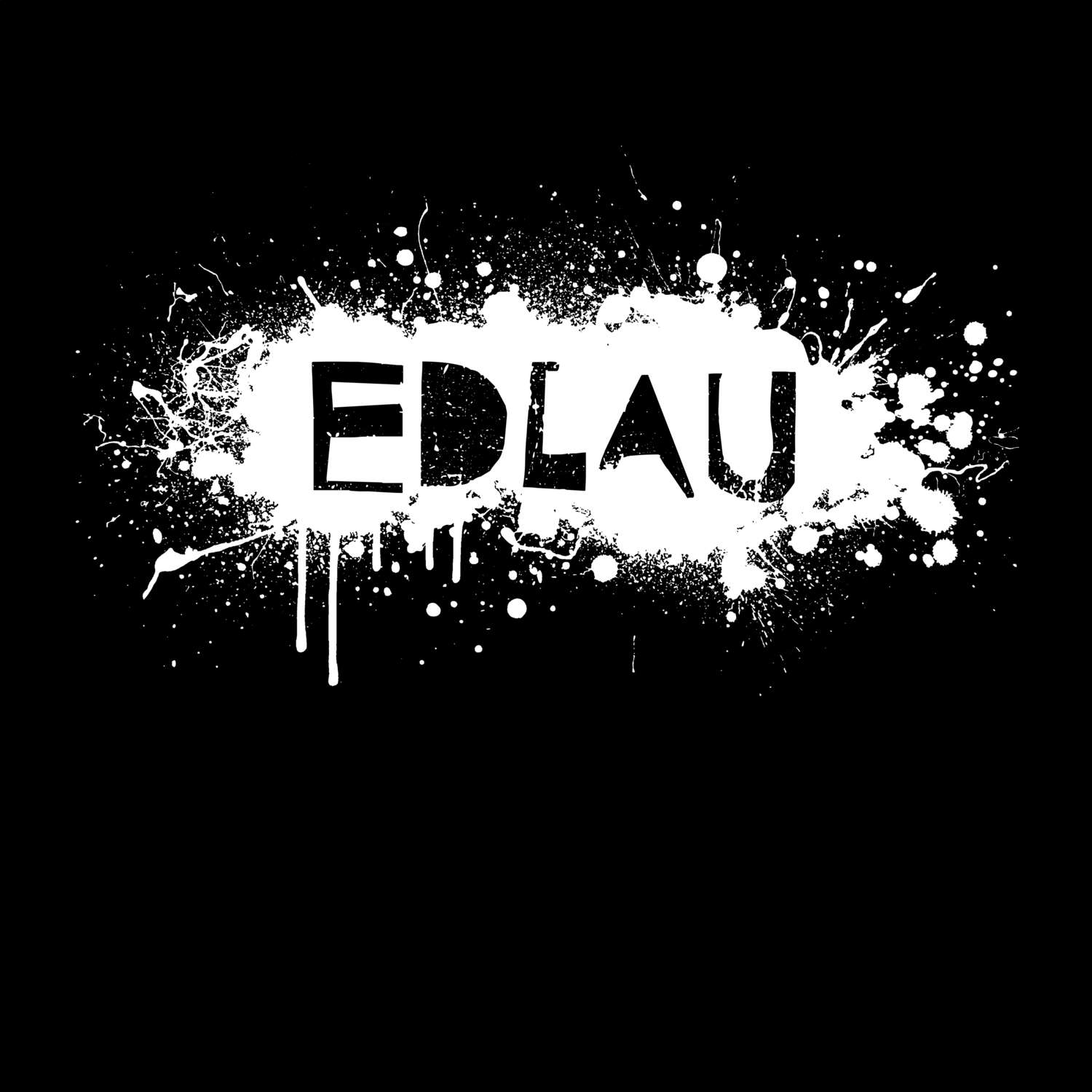 T-Shirt »Paint Splash Punk« für den Ort »Edlau«