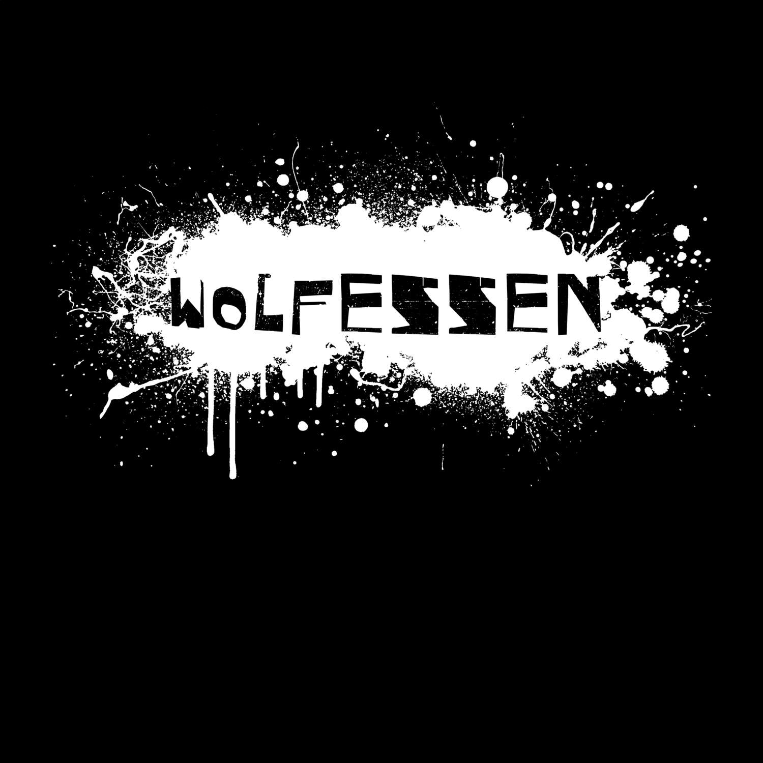 Wolfessen T-Shirt »Paint Splash Punk«