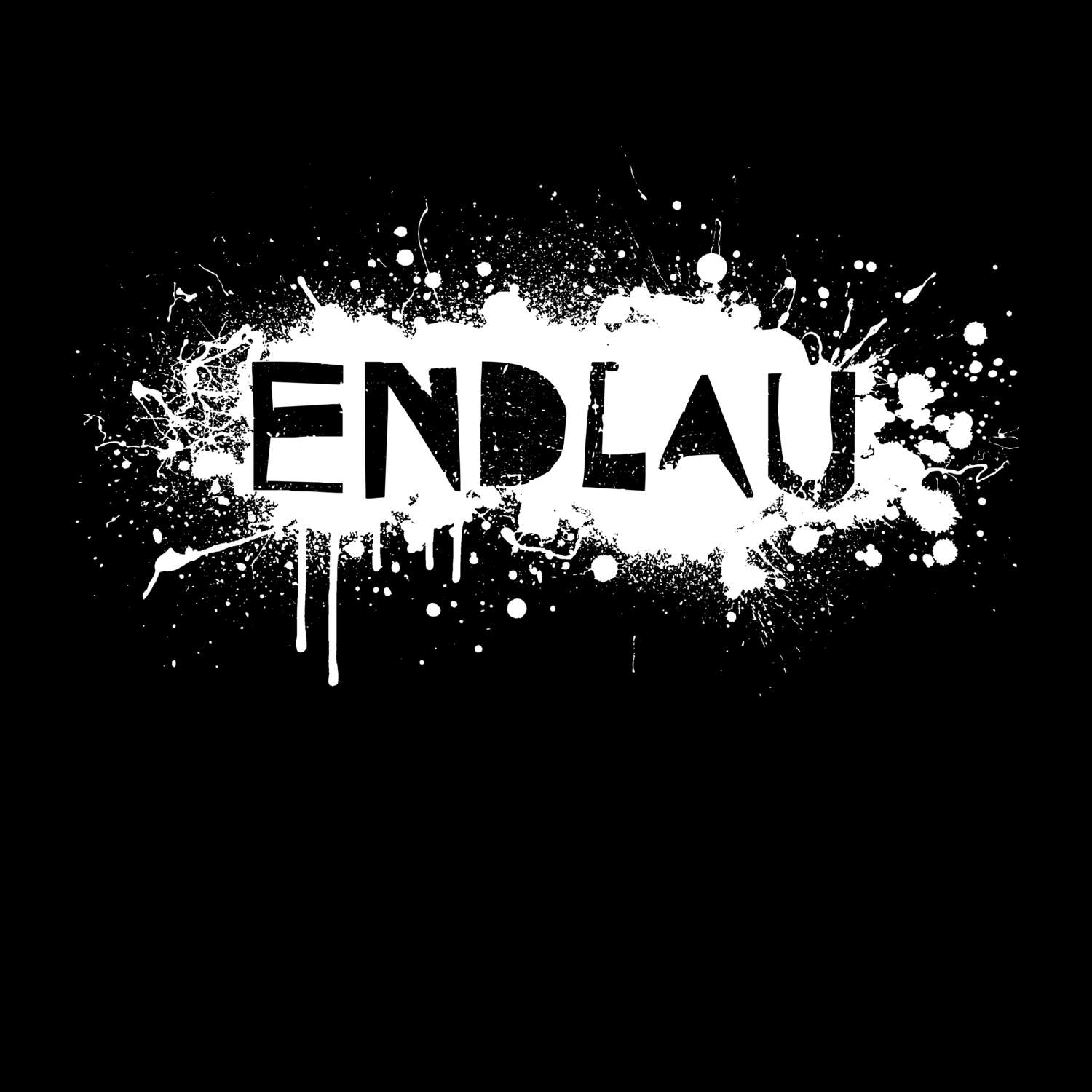 Endlau T-Shirt »Paint Splash Punk«