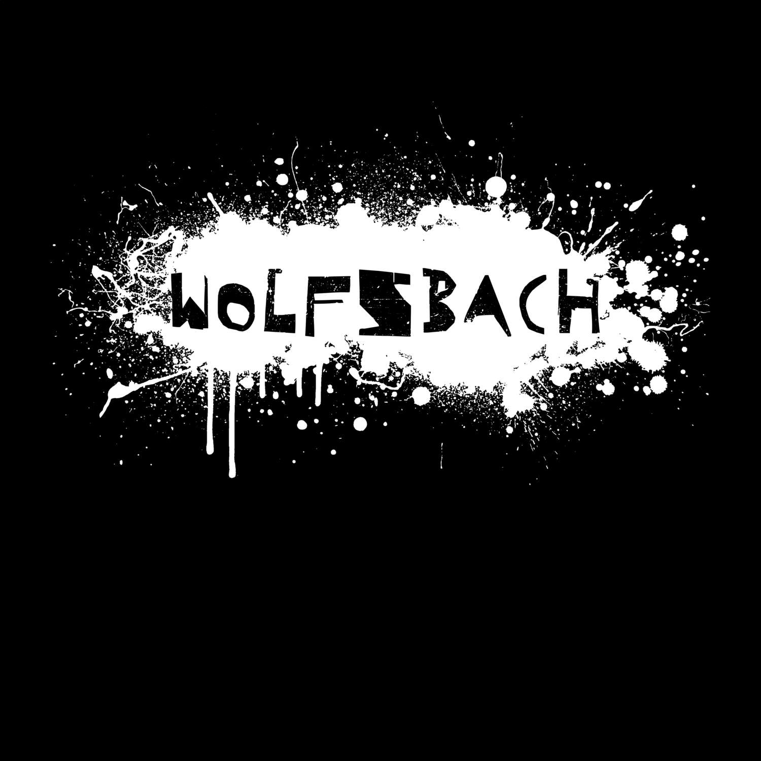 Wolfsbach T-Shirt »Paint Splash Punk«