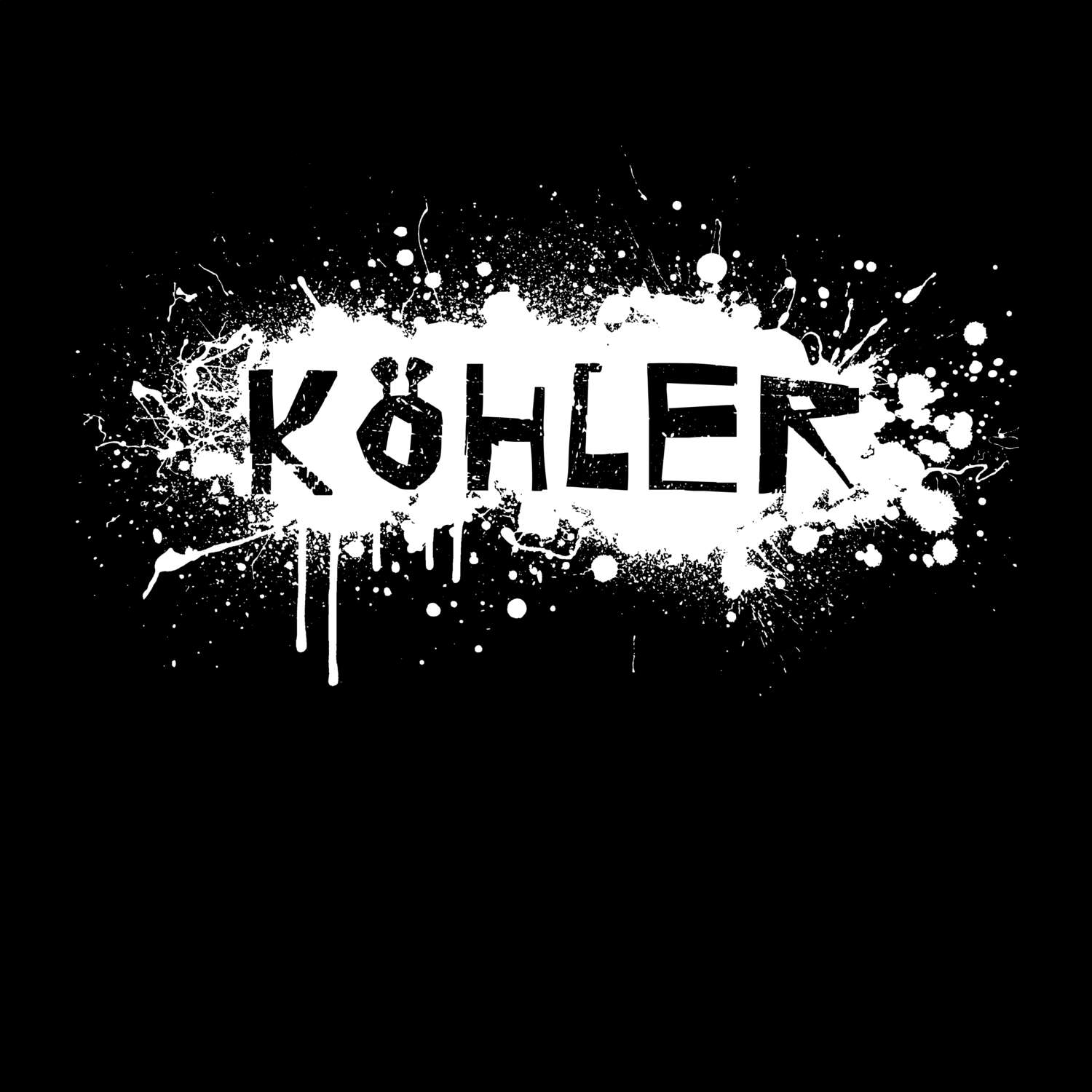Köhler T-Shirt »Paint Splash Punk«