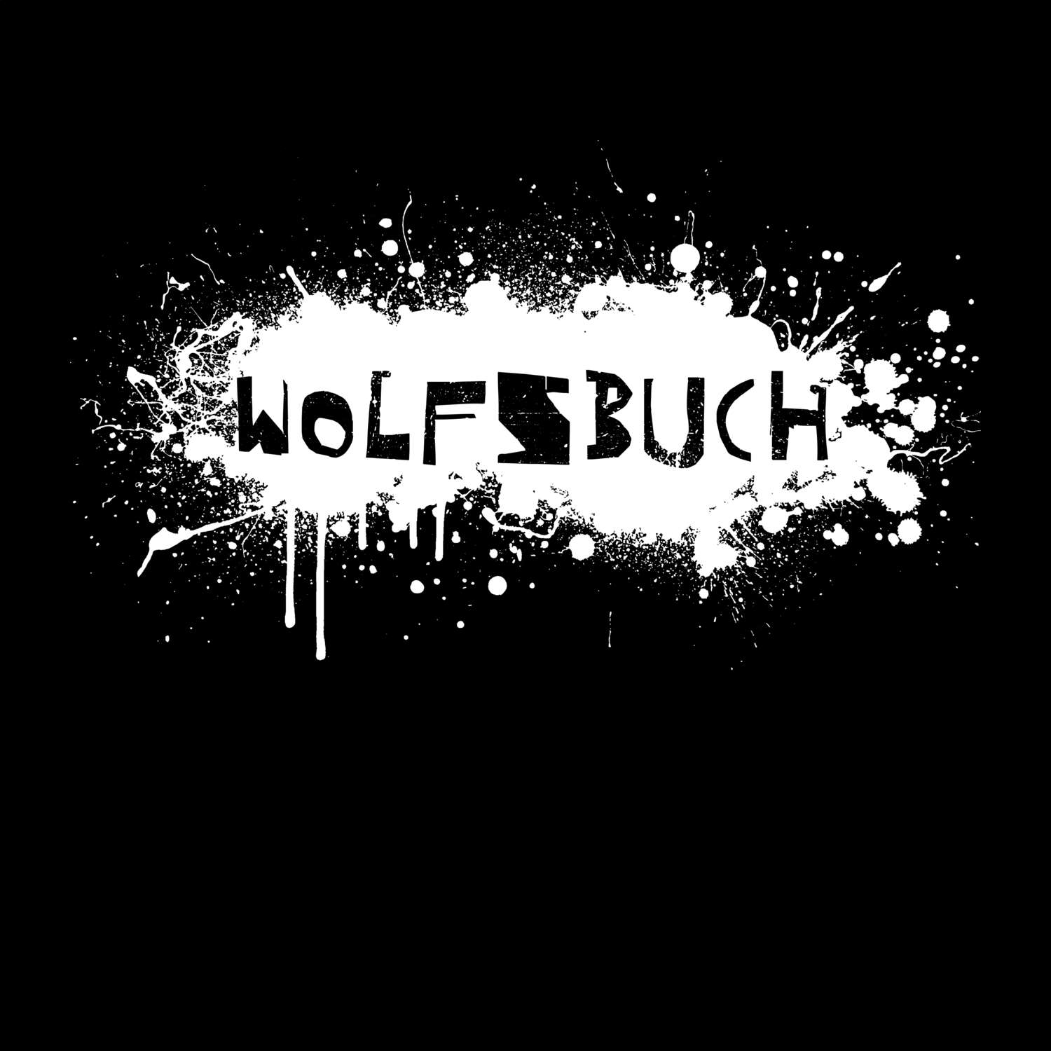 Wolfsbuch T-Shirt »Paint Splash Punk«