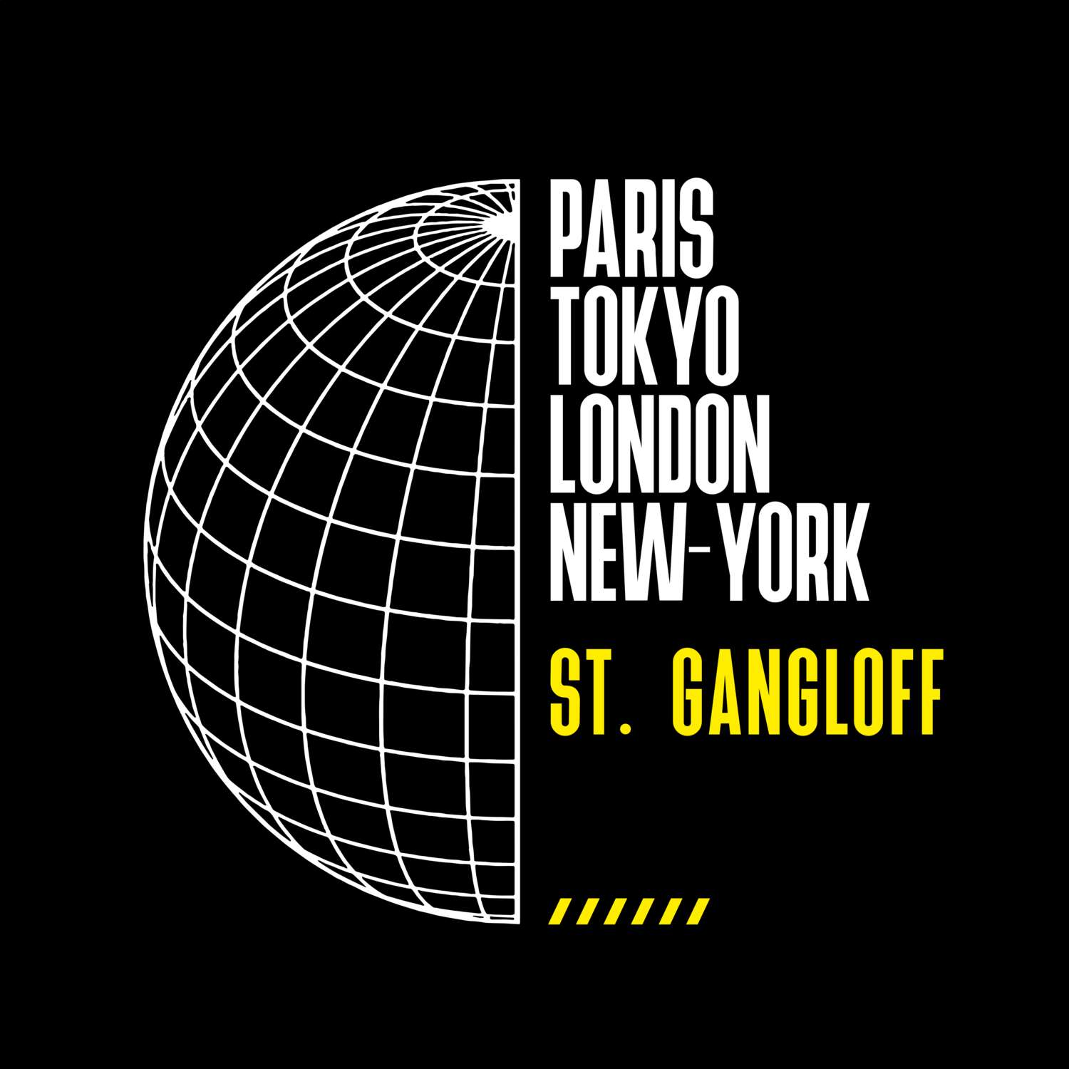 St. Gangloff T-Shirt »Paris Tokyo London«