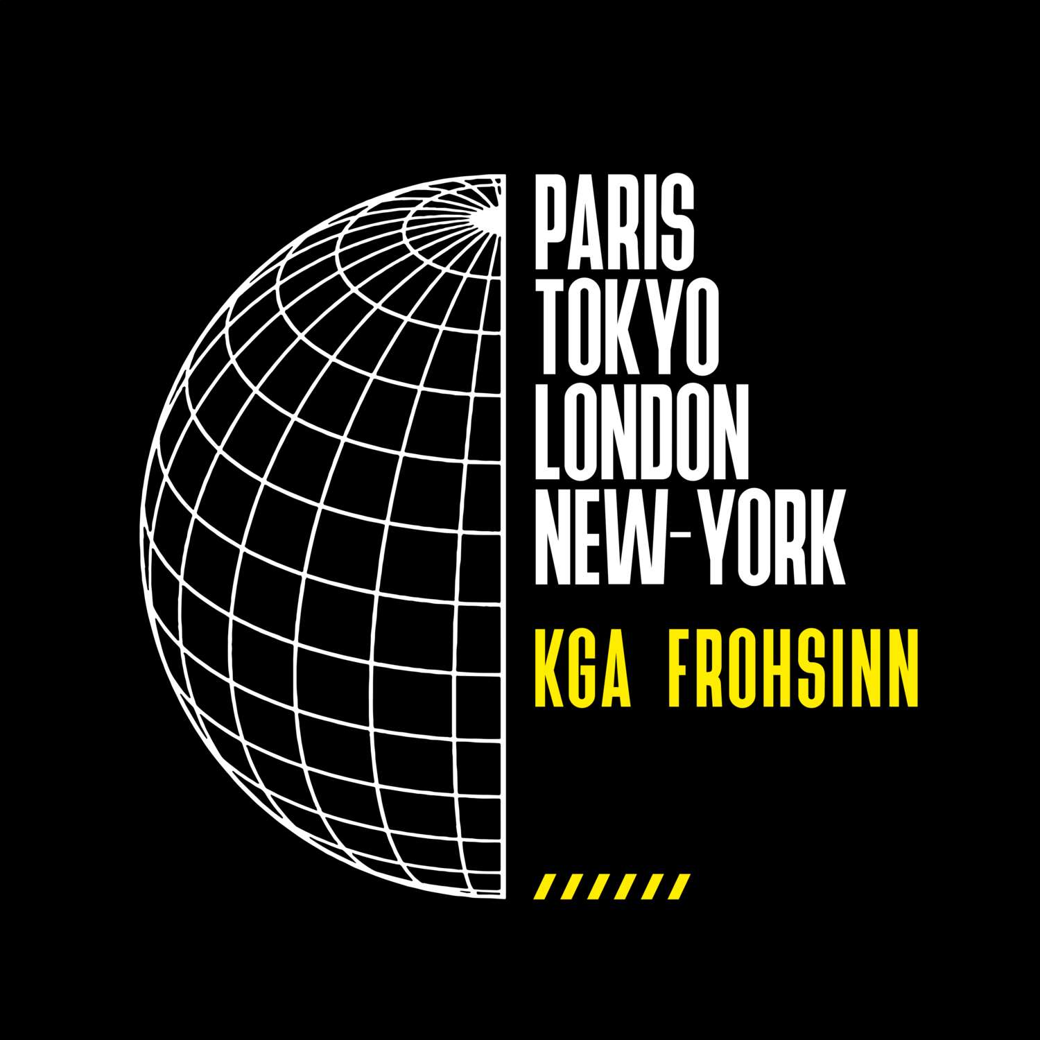 KGA Frohsinn T-Shirt »Paris Tokyo London«