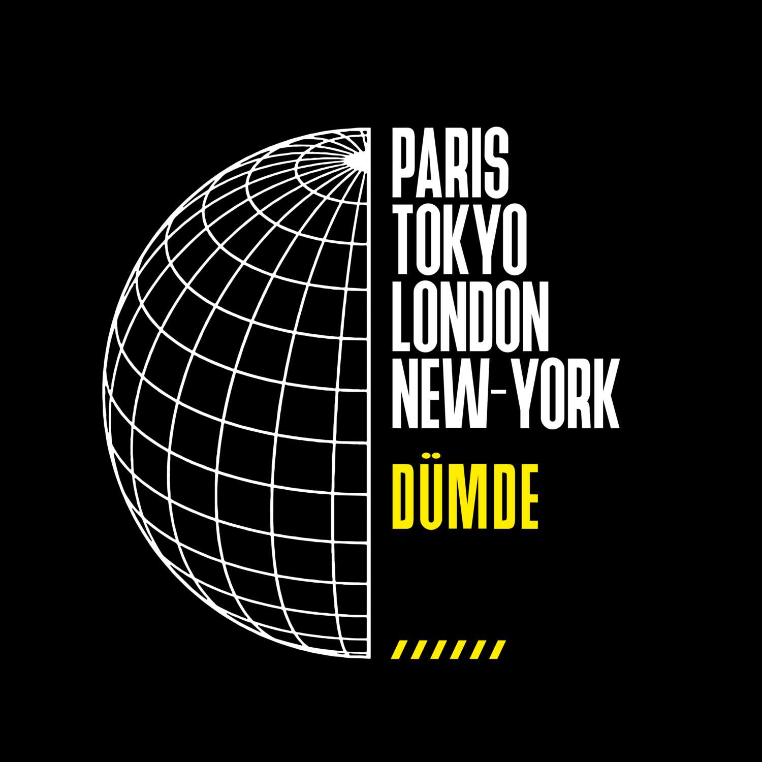 Dümde T-Shirt »Paris Tokyo London«