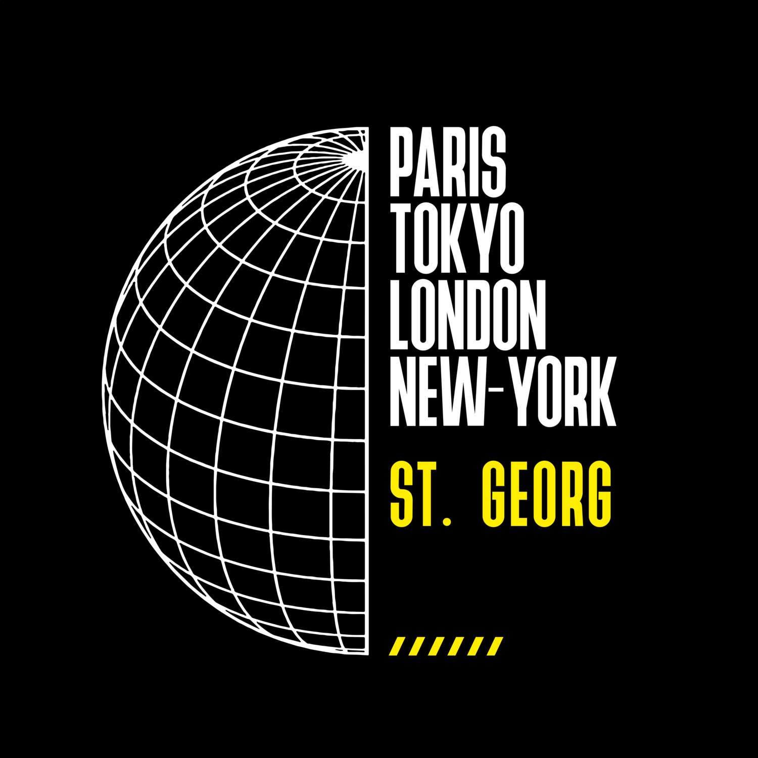 St. Georg T-Shirt »Paris Tokyo London«
