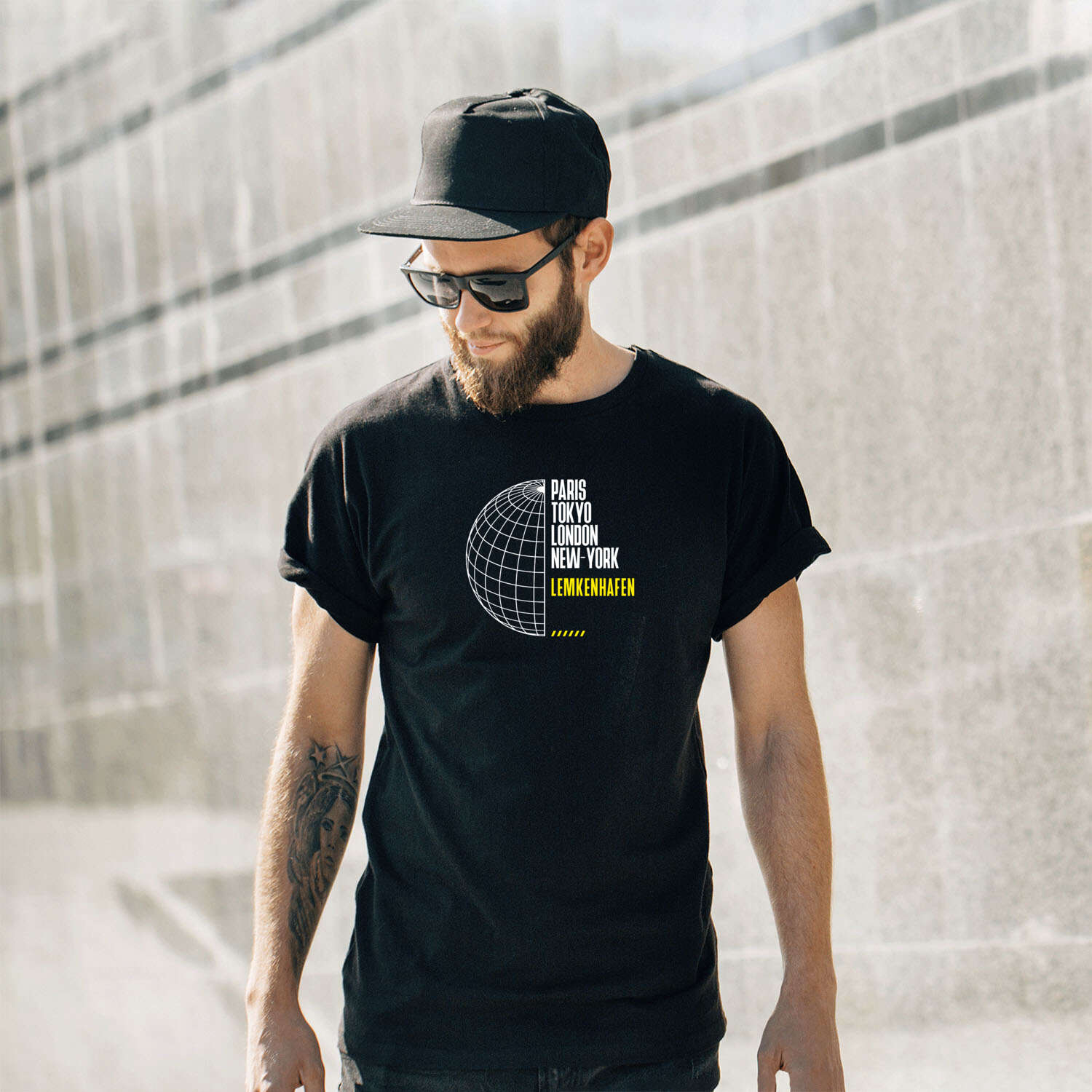 T-Shirt »Paris Tokyo London« für den Ort »Lemkenhafen«