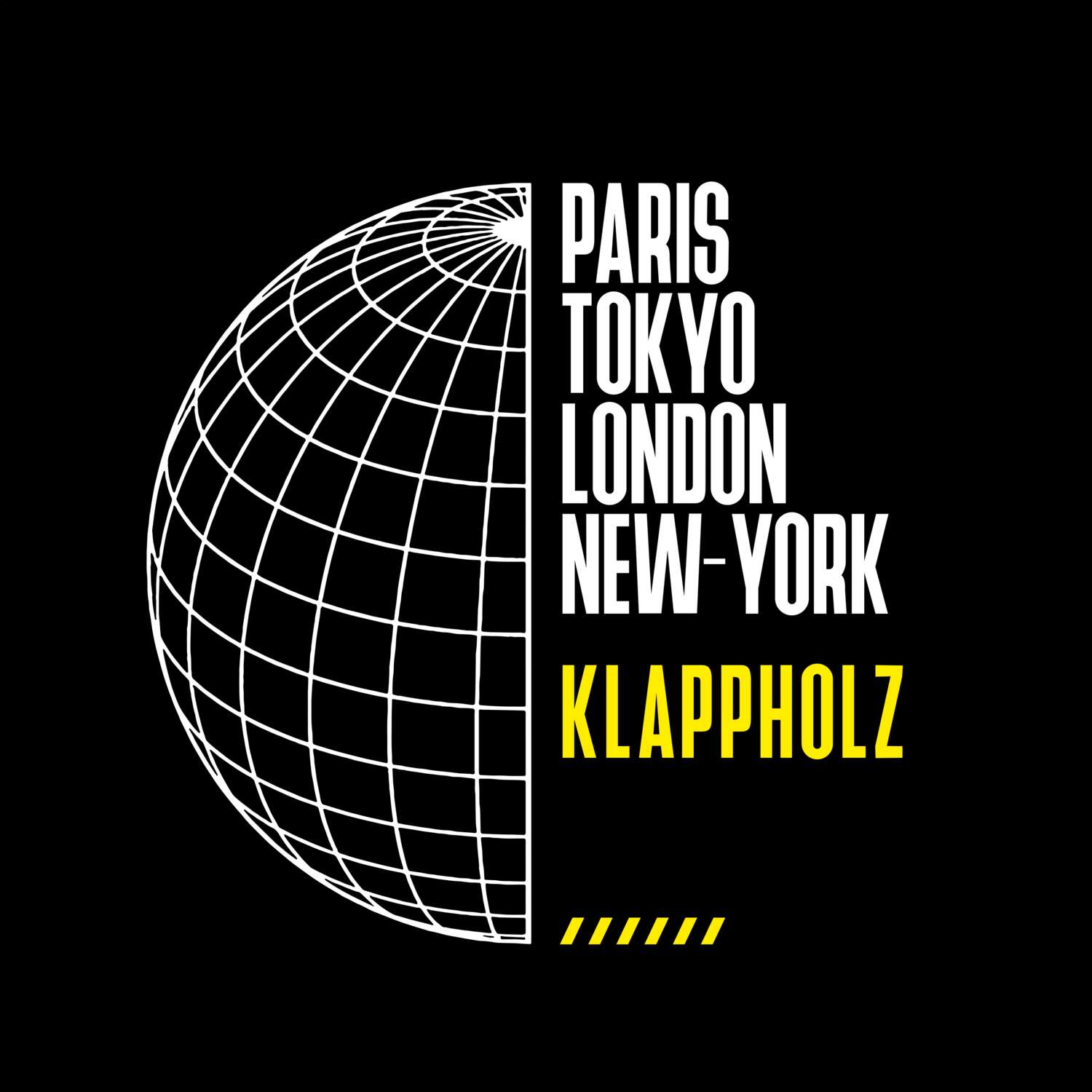 T-Shirt »Paris Tokyo London« für den Ort »Klappholz«
